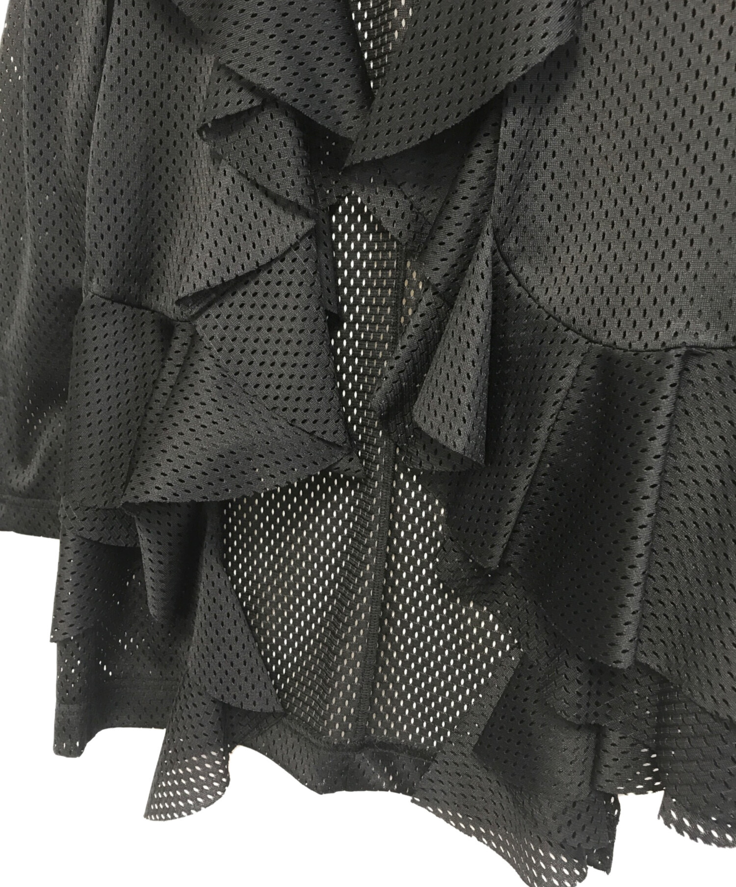 COMME des GARÇONS フリル付きジャケット Sサイズ 中古・古着通販】COMME des GARCONS (コムデギャルソン) メッシュ
