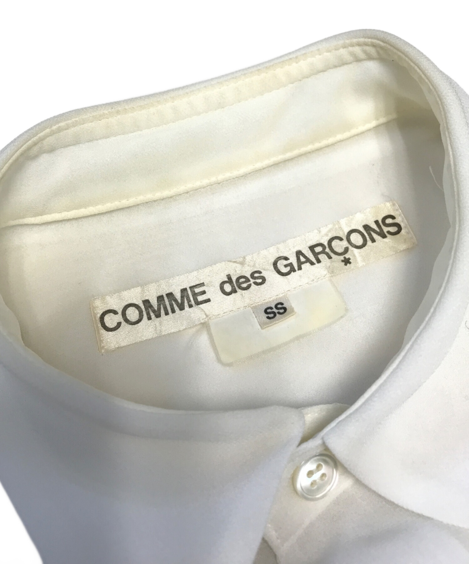 中古・古着通販】COMME des GARCONS (コムデギャルソン) フリルシャツ