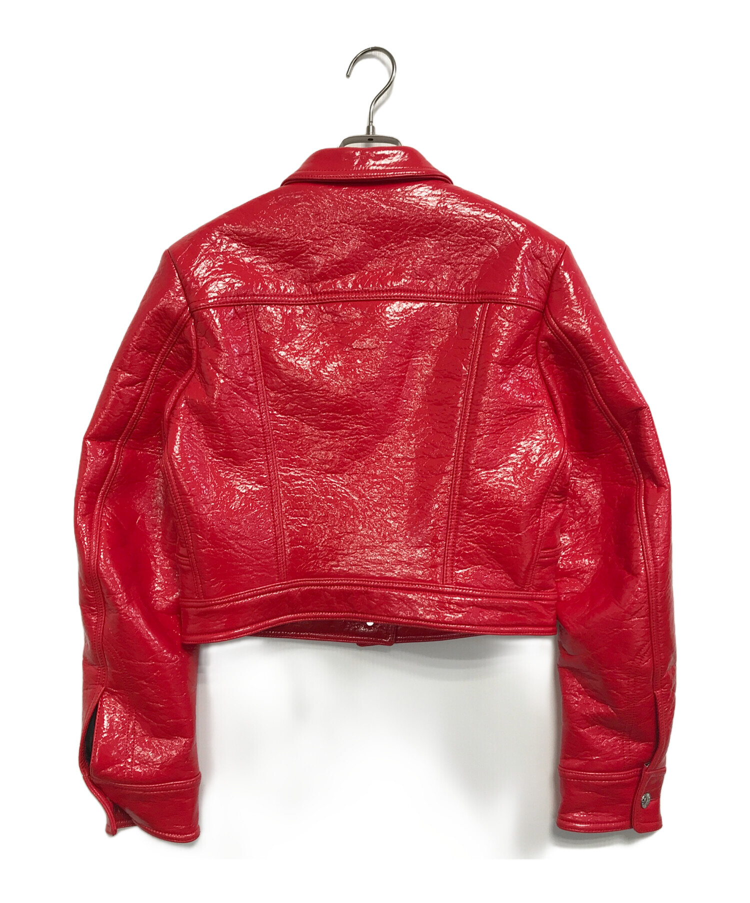 ディーゼル　エナメルジャケット 中古・古着通販】DIESEL (ディーゼル) エナメルジャケット レッド