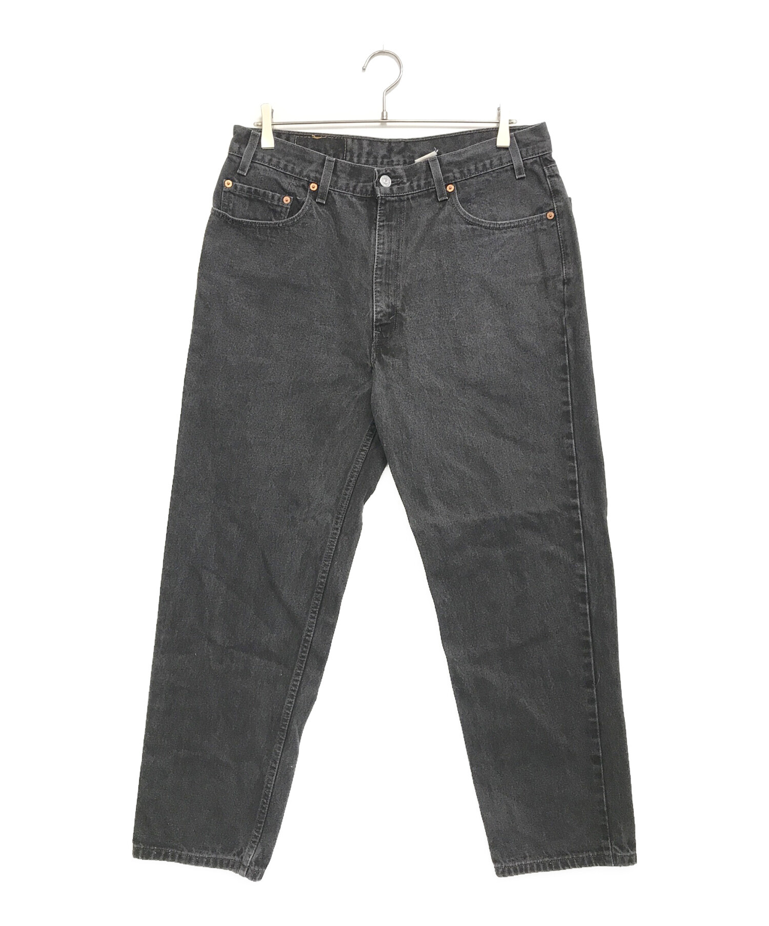 中古・古着通販】LEVI'S (リーバイス) 後染めブラックデニム ブラック