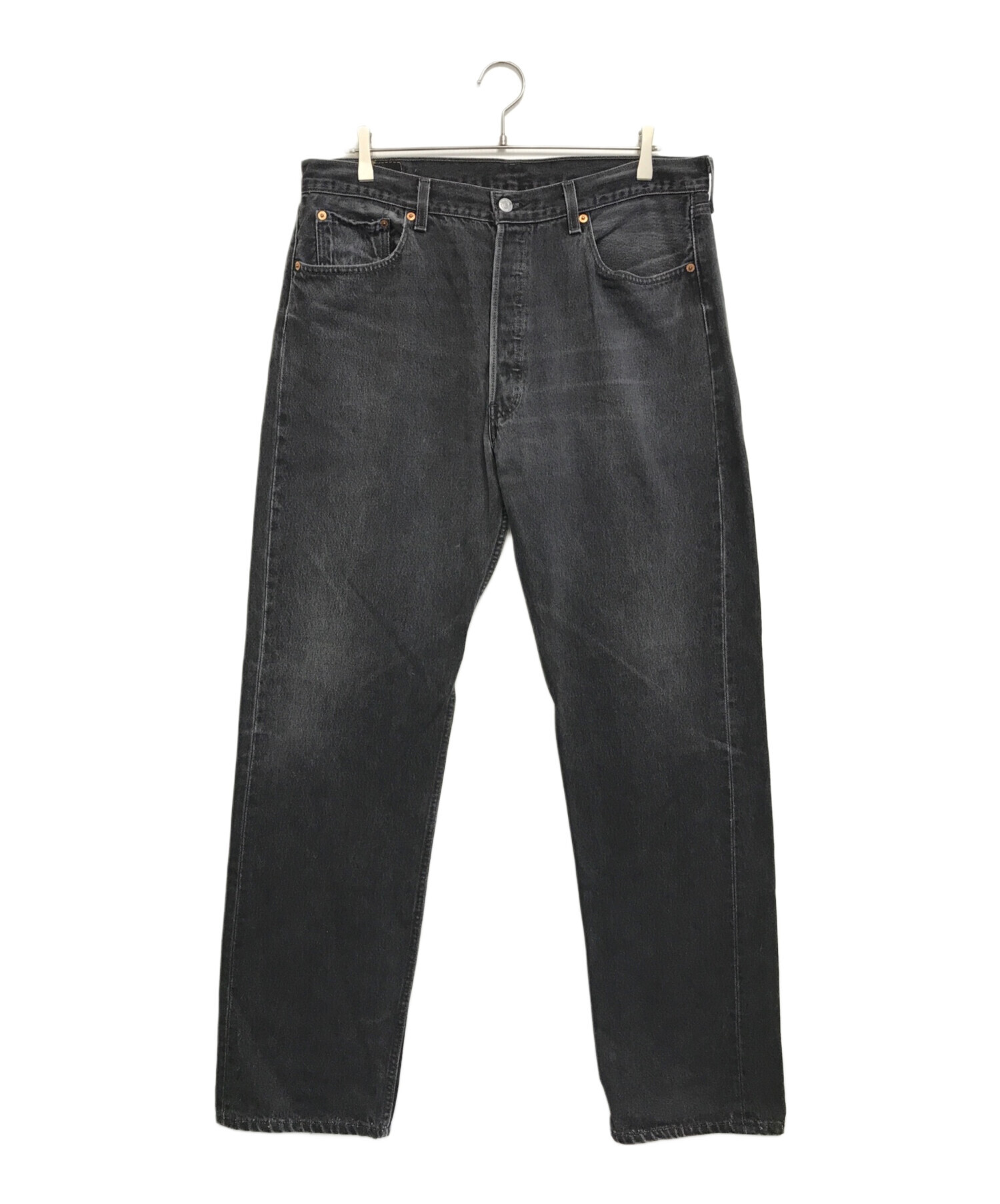 LEVI'S/リーバイス501/米国製/後染めブラック/W31/L30 中古・古着通販】LEVI'S (リーバイス) 後染めブラックデニム ブラック