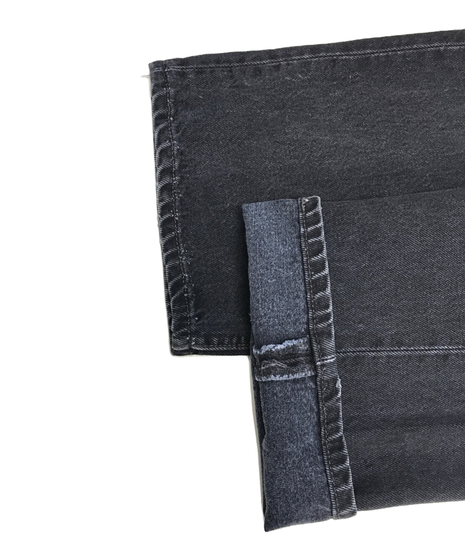 中古・古着通販】LEVI'S (リーバイス) 後染めブラックデニム ブラック