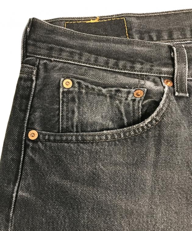 中古・古着通販】LEVI'S (リーバイス) 後染めブラックデニム ブラック