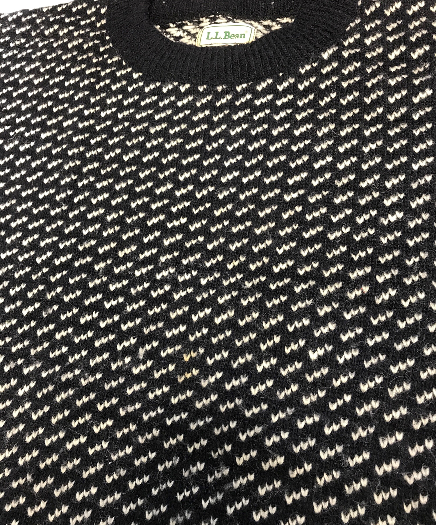 中古・古着通販】L.L.Bean (エルエルビーン) バーズアイニット