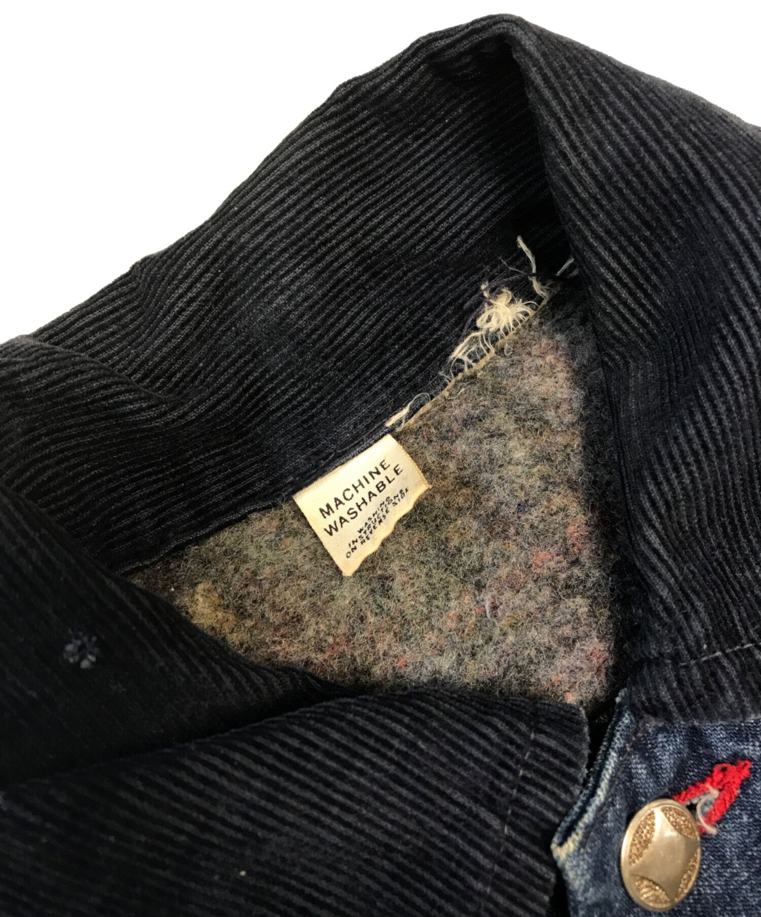 中古・古着通販】VINTAGE (ヴィンテージ) 裏地ブランケットデニム