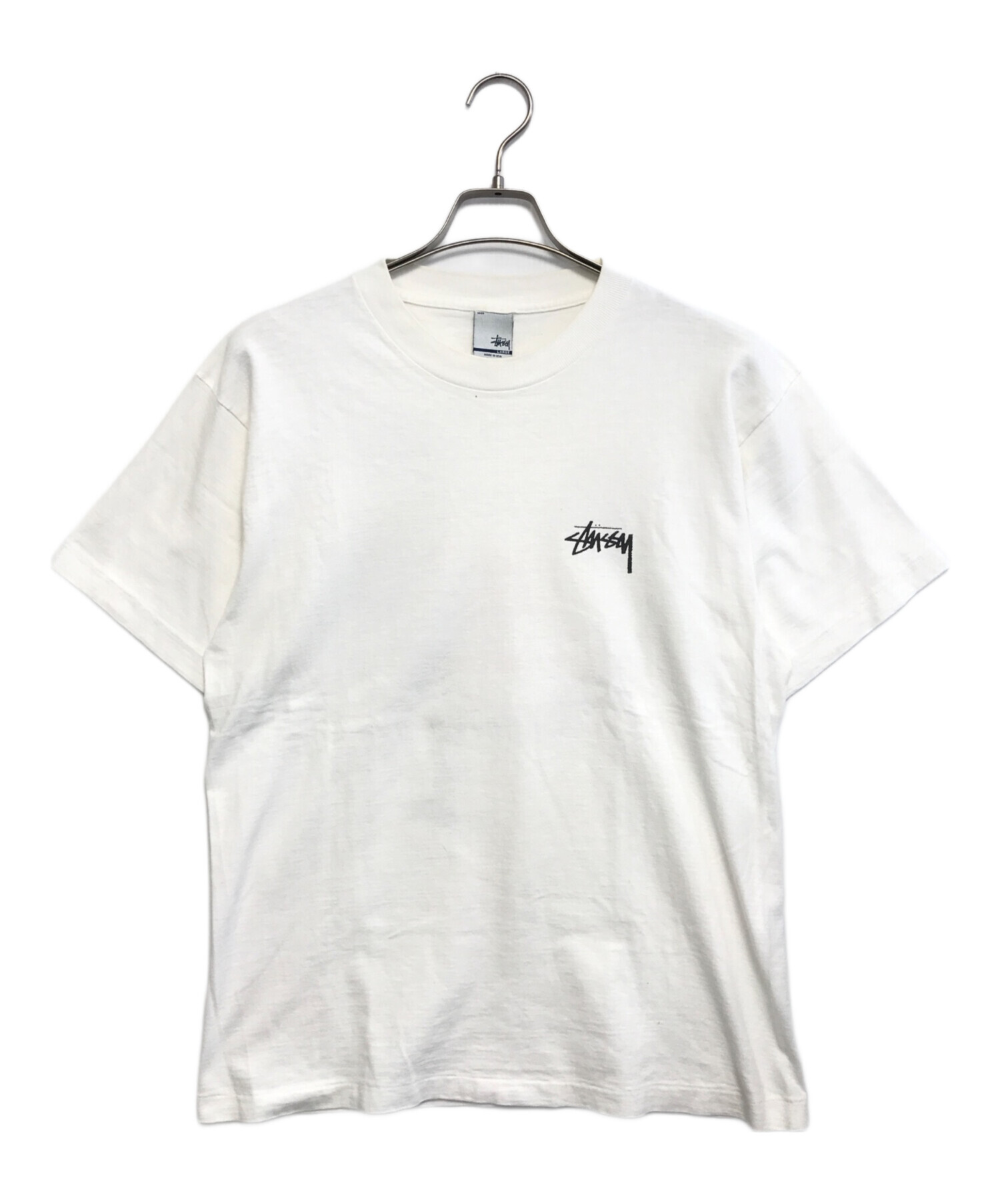 中古・古着通販】stussy (ステューシー) 両面プリントTシャツ ホワイト