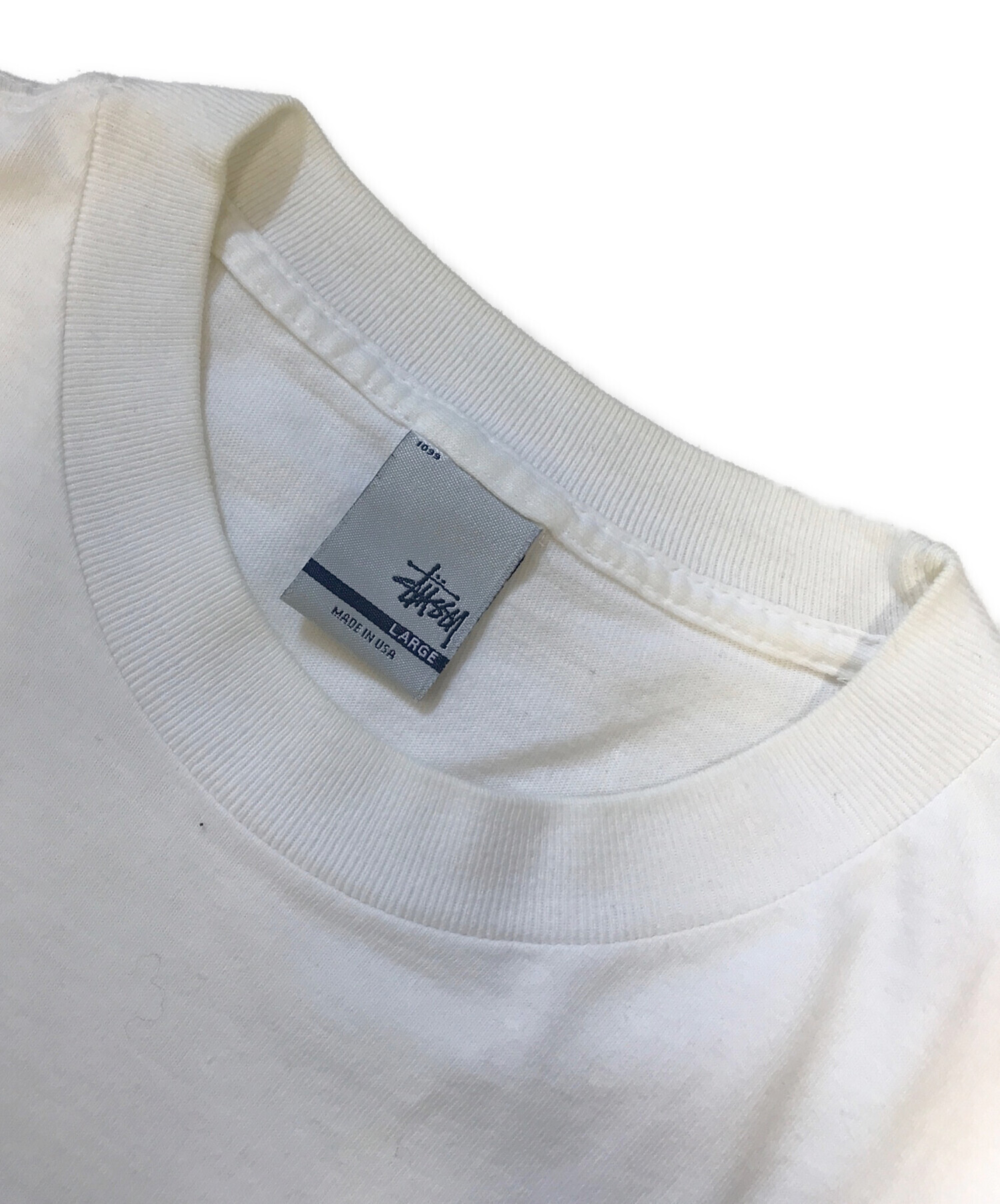中古・古着通販】stussy (ステューシー) 両面プリントTシャツ ホワイト
