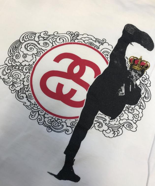 中古・古着通販】stussy (ステューシー) 両面プリントTシャツ ホワイト