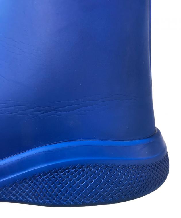 中古・古着通販】PRADA (プラダ) ラバーブーツ ブルー サイズ:40