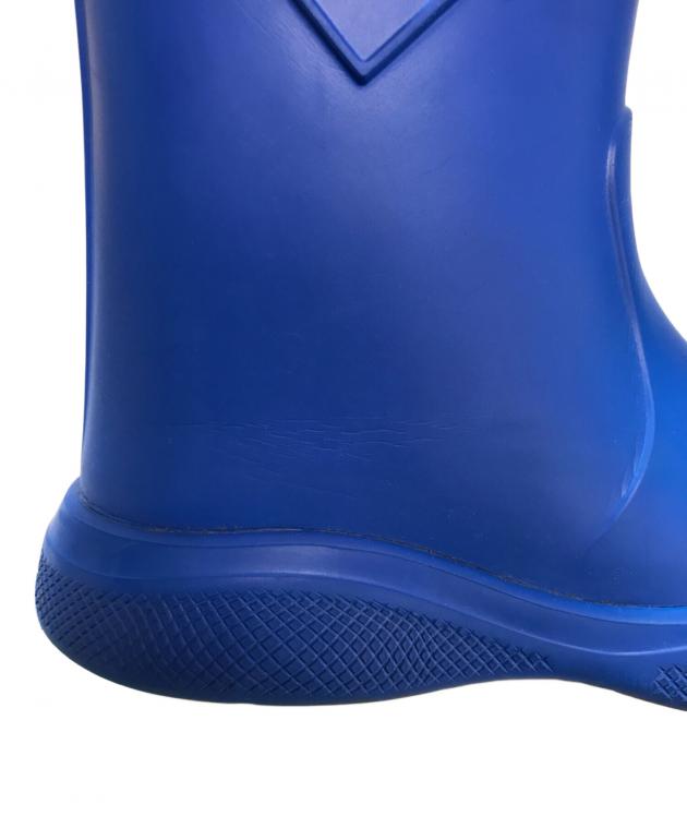 中古・古着通販】PRADA (プラダ) ラバーブーツ ブルー サイズ:40