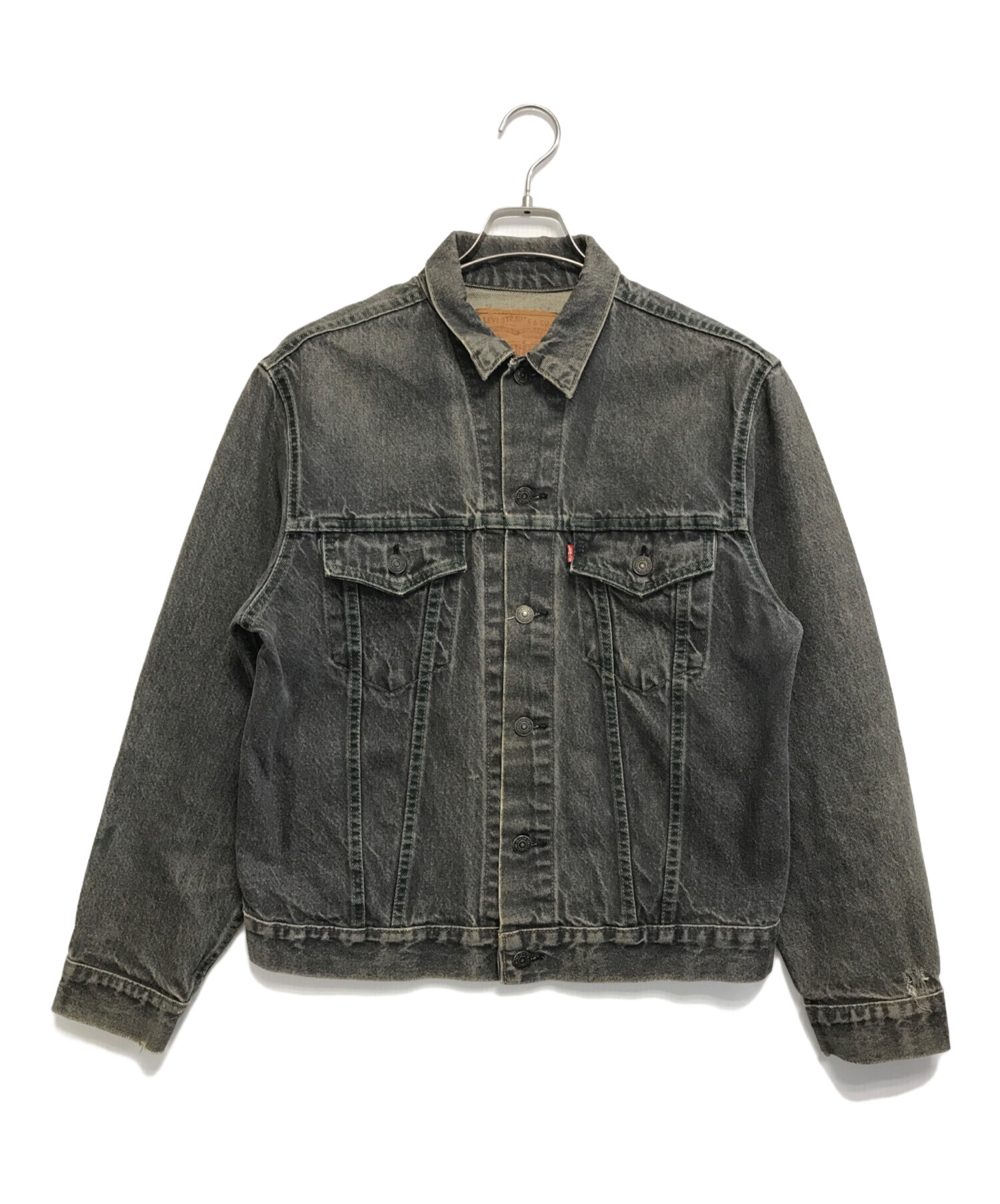 【希少】80s Levi's 75525 ブラックデニム　先染めブラック 中古・古着通販】LEVI'S (リーバイス) 先染めブラックデニムジャケット