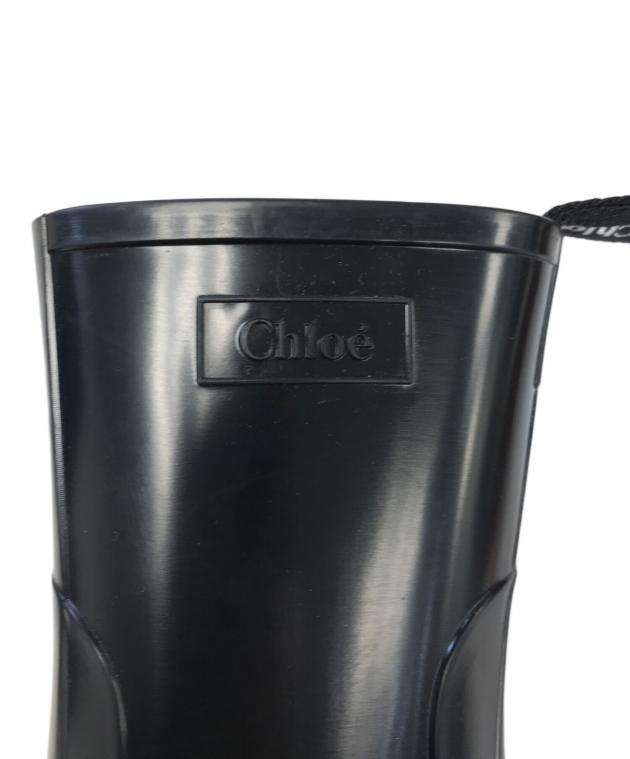 中古・古着通販】Chloe (クロエ) レインブーツ ブラック サイズ:36
