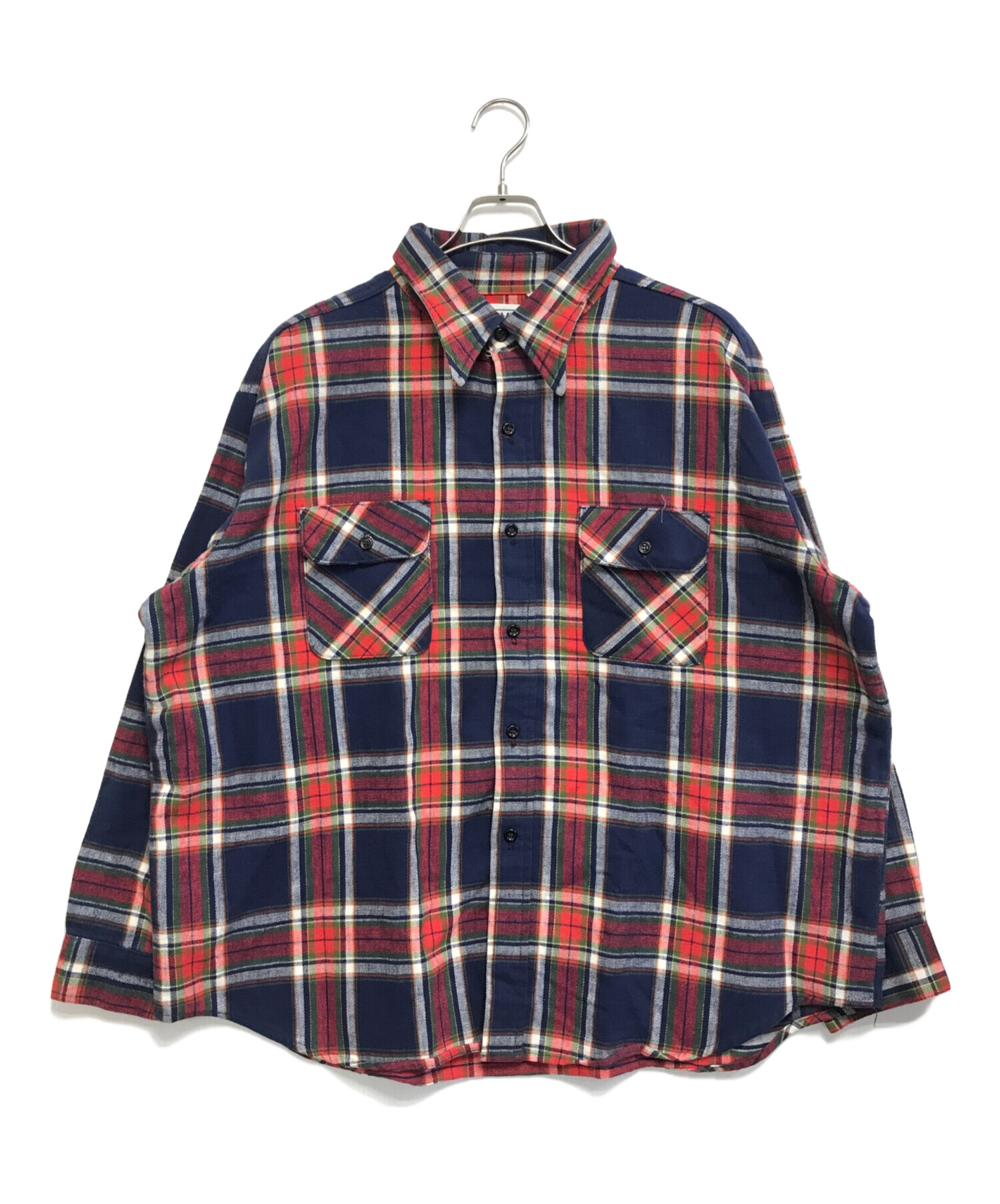 中古・古着通販】BIG MIKE (ビックマイク) チェックネルシャツ