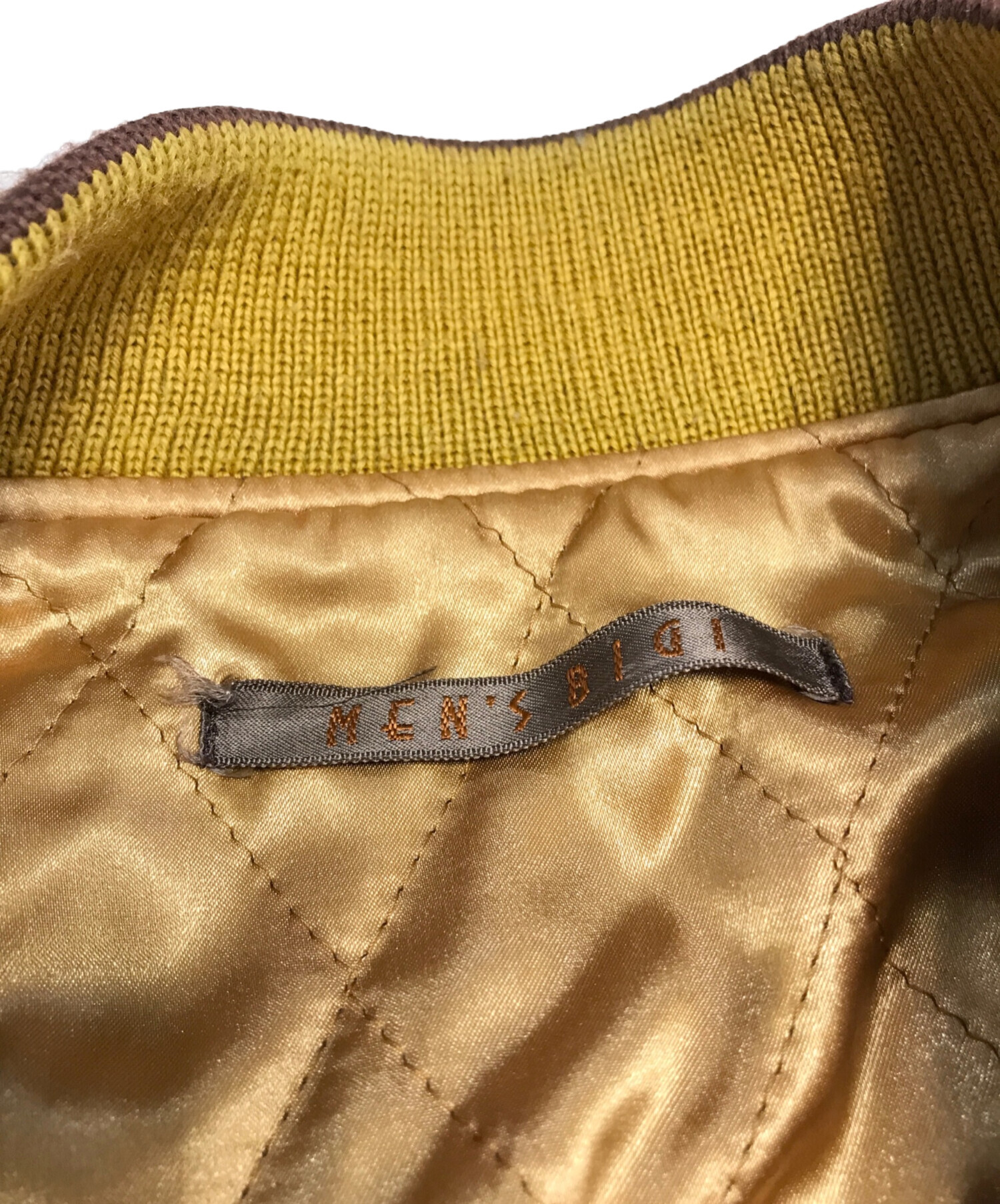 中古・古着通販】MEN'S BIGI (メンズビギ) スタジャン ブラウン サイズ