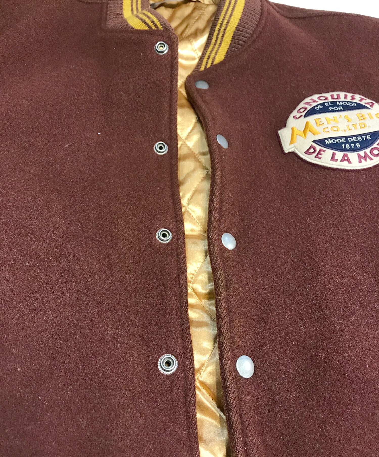 中古・古着通販】MEN'S BIGI (メンズビギ) スタジャン ブラウン サイズ