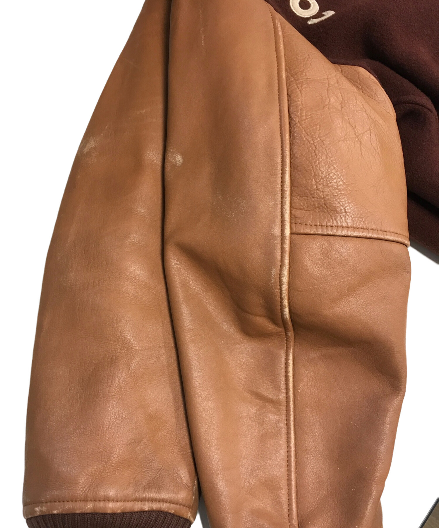 中古・古着通販】MEN'S BIGI (メンズビギ) スタジャン ブラウン サイズ