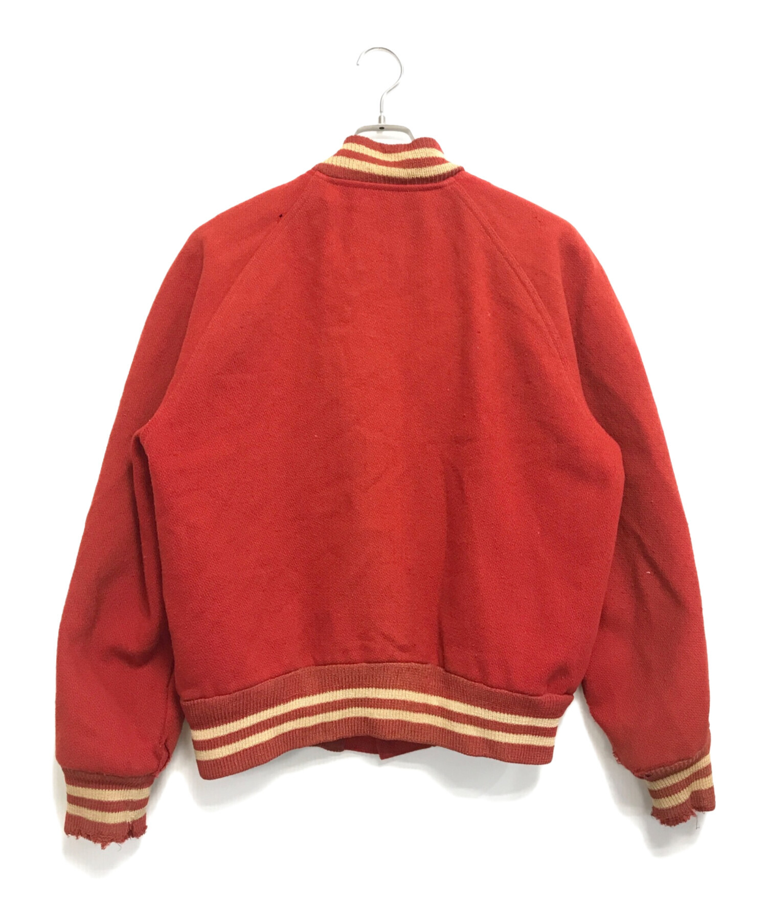 中古・古着通販】VINTAGE (ヴィンテージ) スタジャン レッド サイズ 