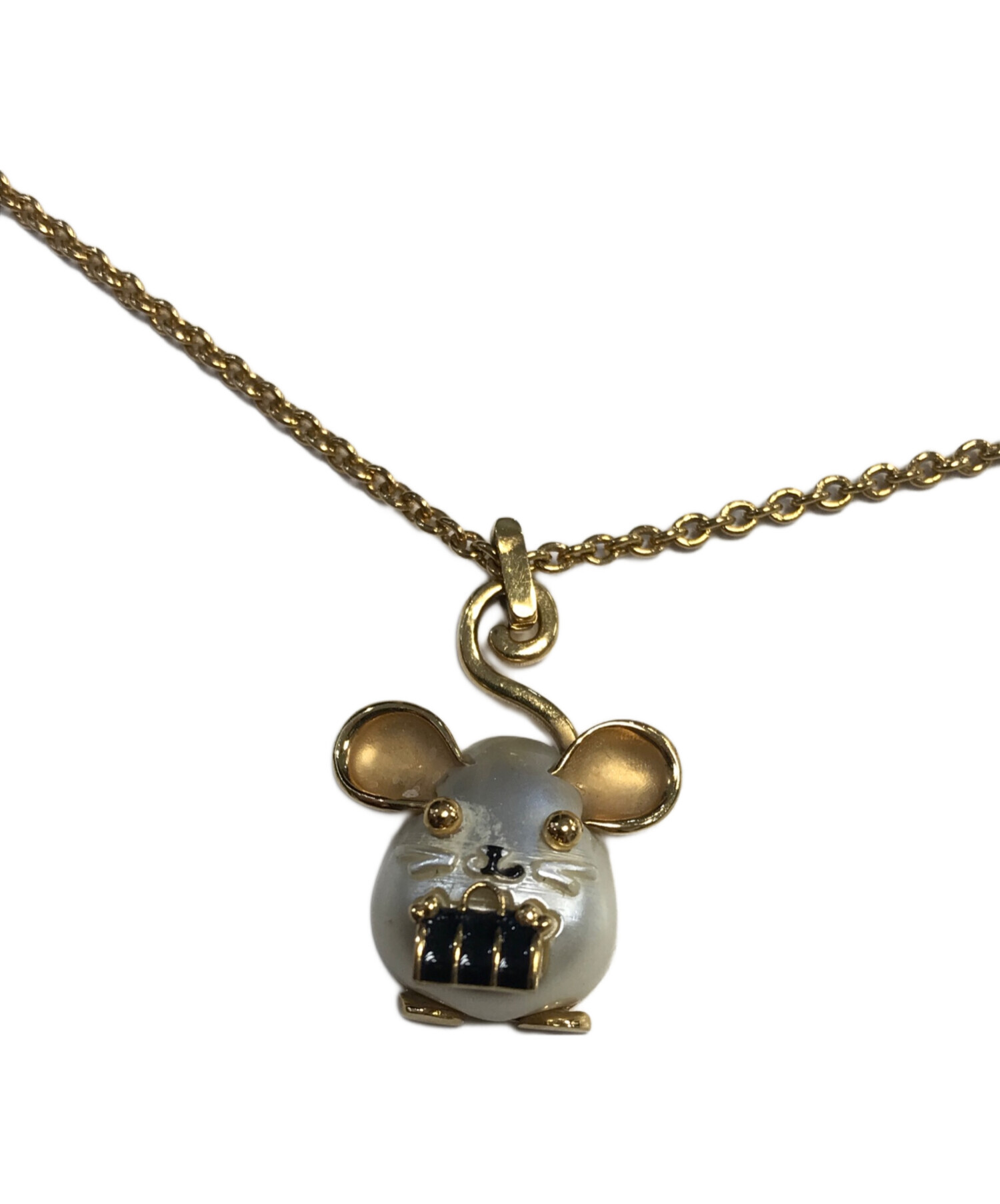 中古・古着通販】LOUIS VUITTON (ルイ ヴィトン) 鼠干支ネックレス