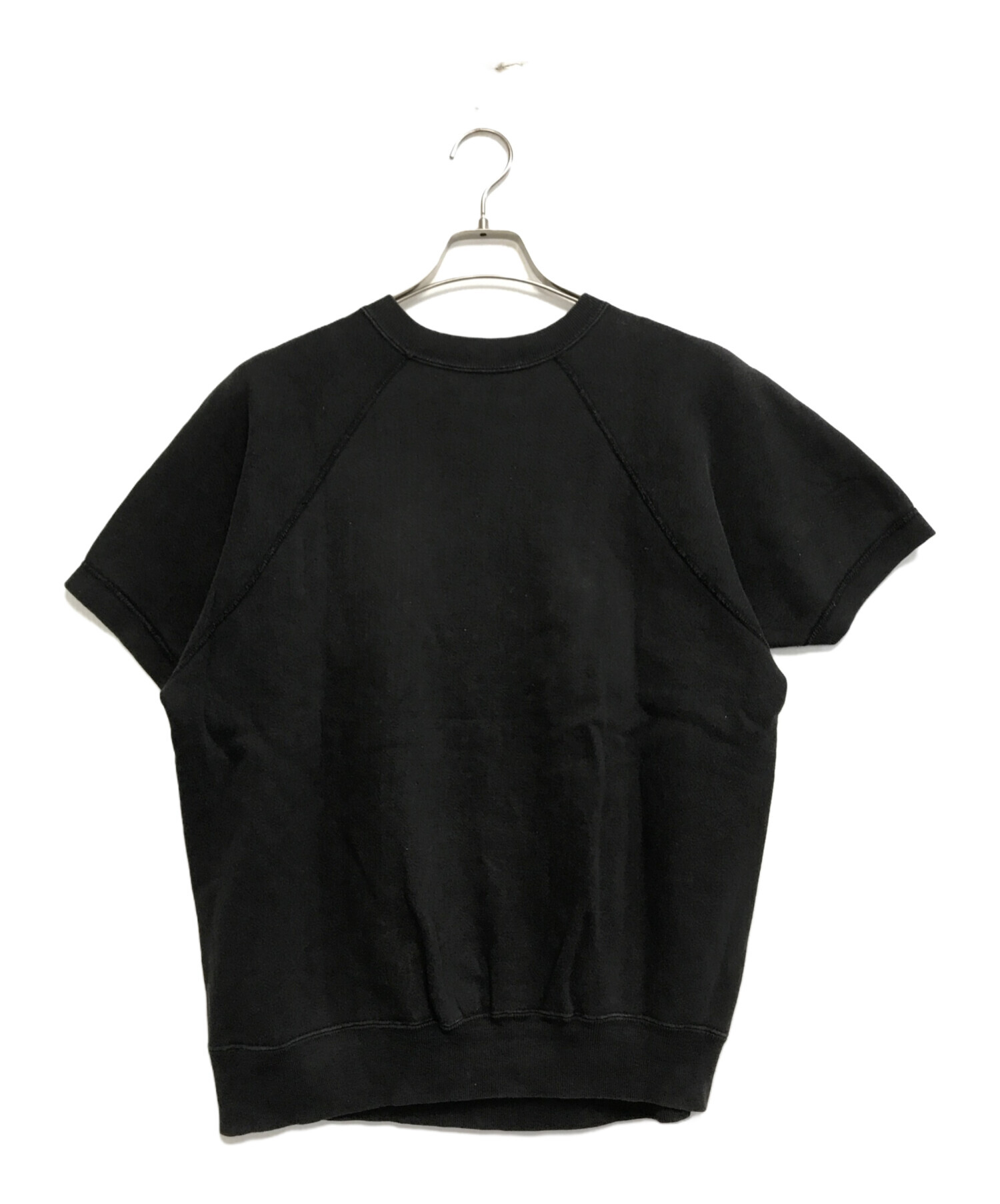 み*く様 50s 60s 半袖スウェット　黒　サンフェード 中古・古着通販】VINTAGE (ヴィンテージ) 半袖スウェット ブラック