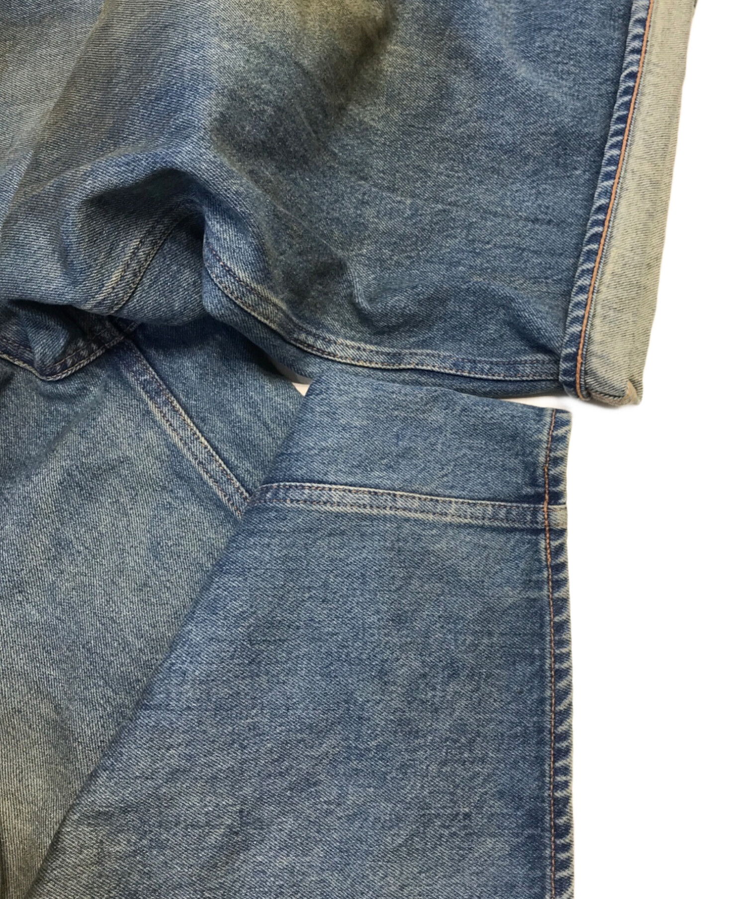 中古・古着通販】order (オーダー) LOOSE DENIM HALF PANTS インディゴ 