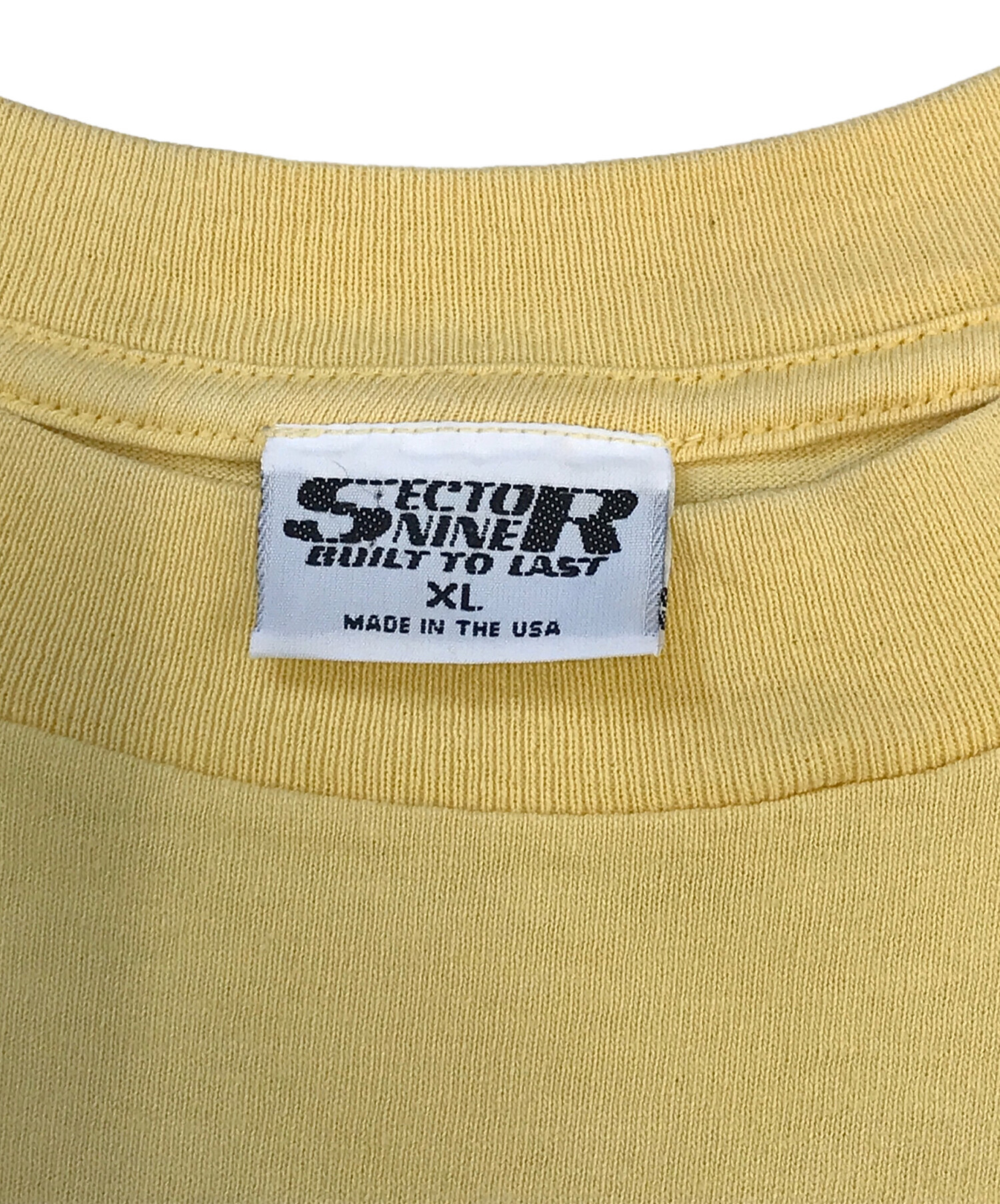 未使用タグ付き　ヒスチビT イエロー　9/29迄 中古・古着通販】SECTOR NINE (セクターナイン) プリントTシャツ