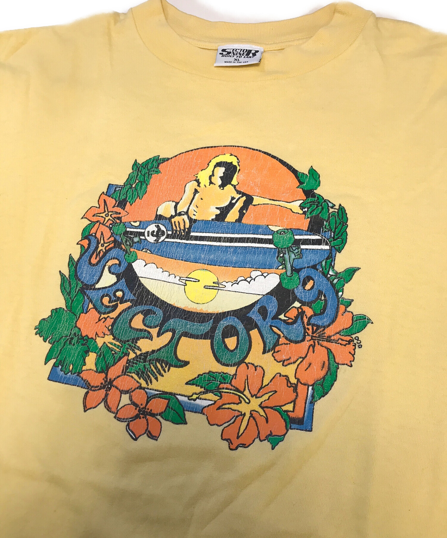 未使用タグ付き　ヒスチビT イエロー　9/29迄 中古・古着通販】SECTOR NINE (セクターナイン) プリントTシャツ