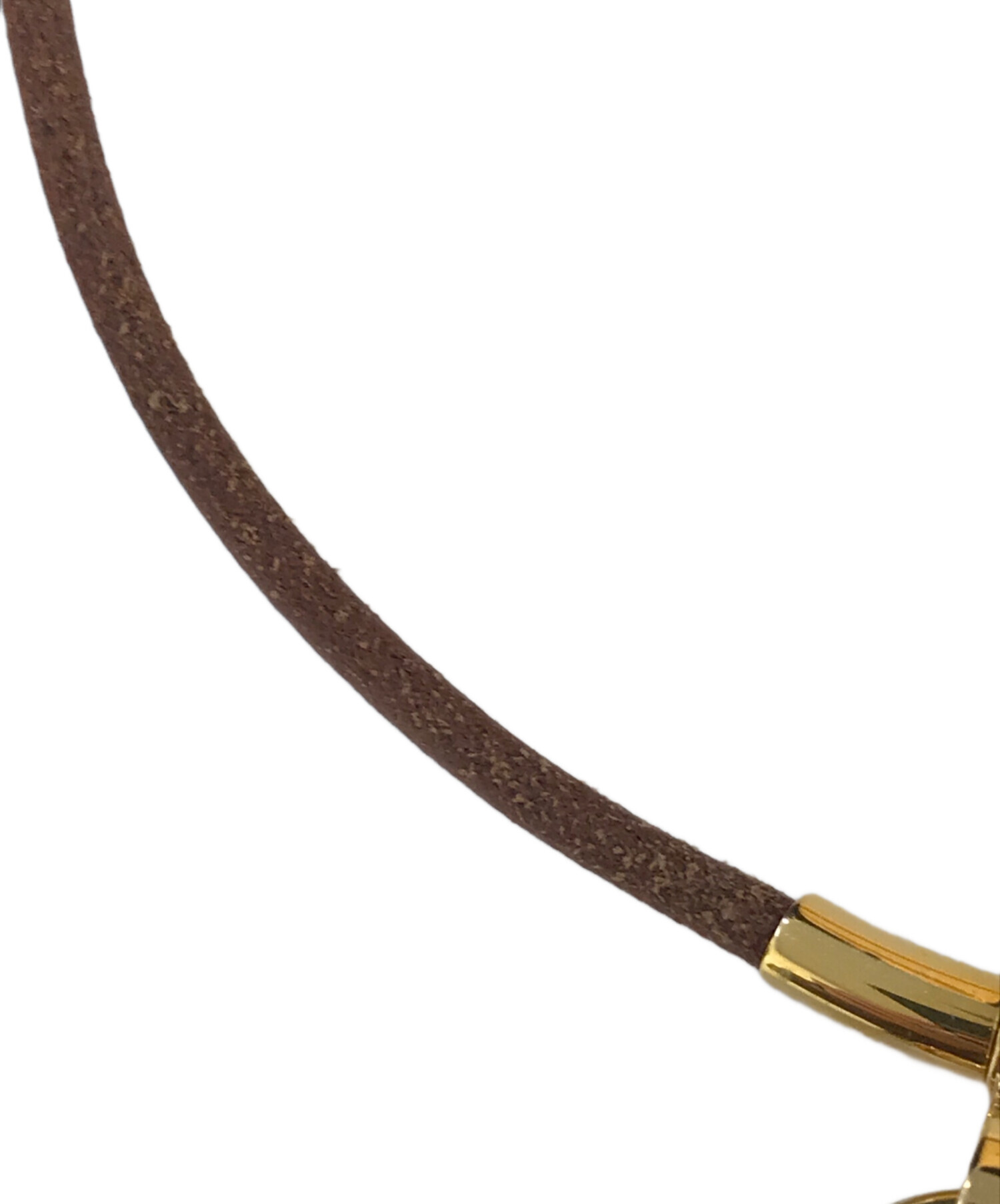 中古・古着通販】HERMES (エルメス) カデナ付チョーカー ブラウン