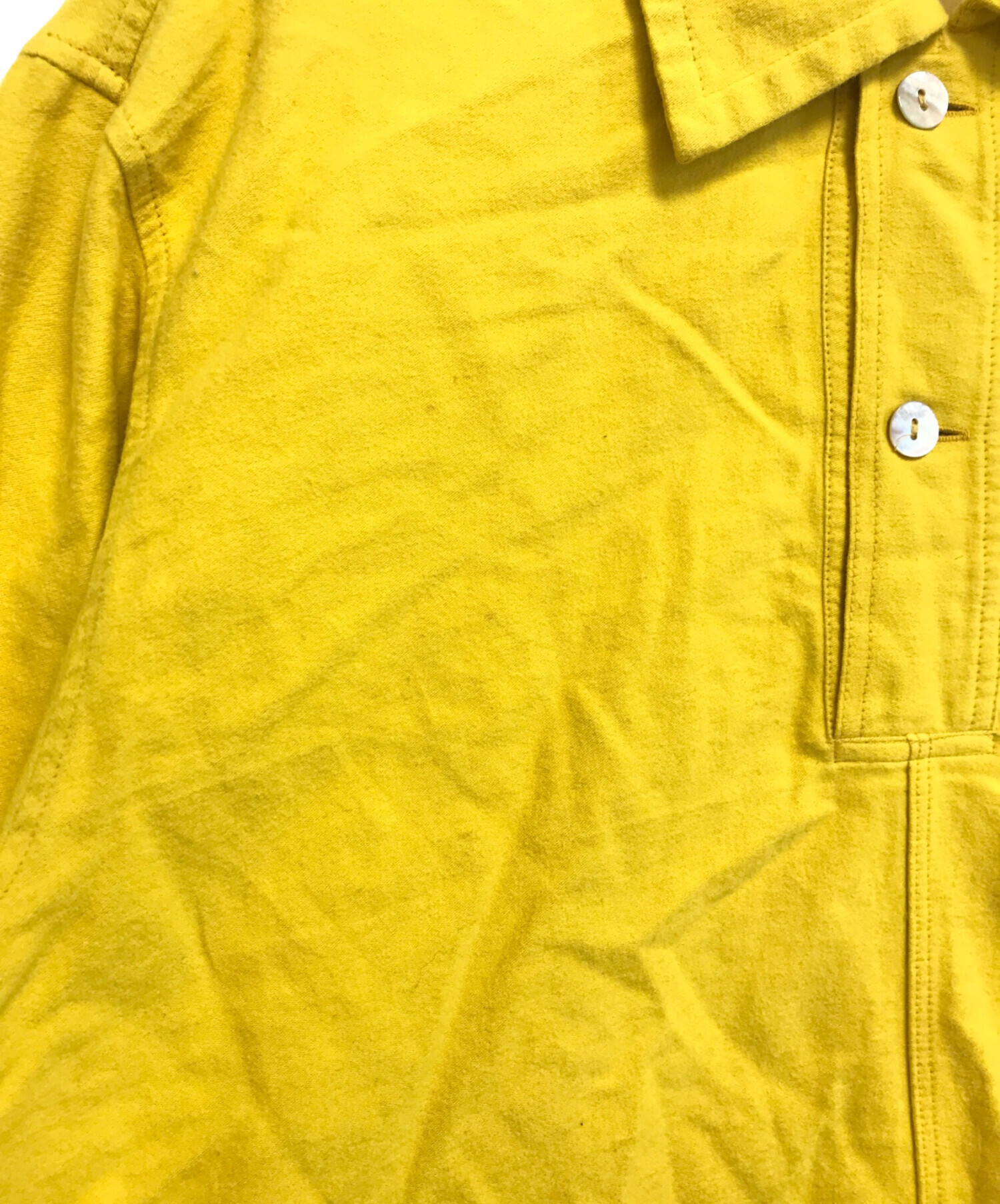 最終値下げ　ドリスヴァンノッテン　イエローシャツ　サイズ34 中古・古着通販】DRIES VAN NOTEN (ドリスヴァンノッテン) プル