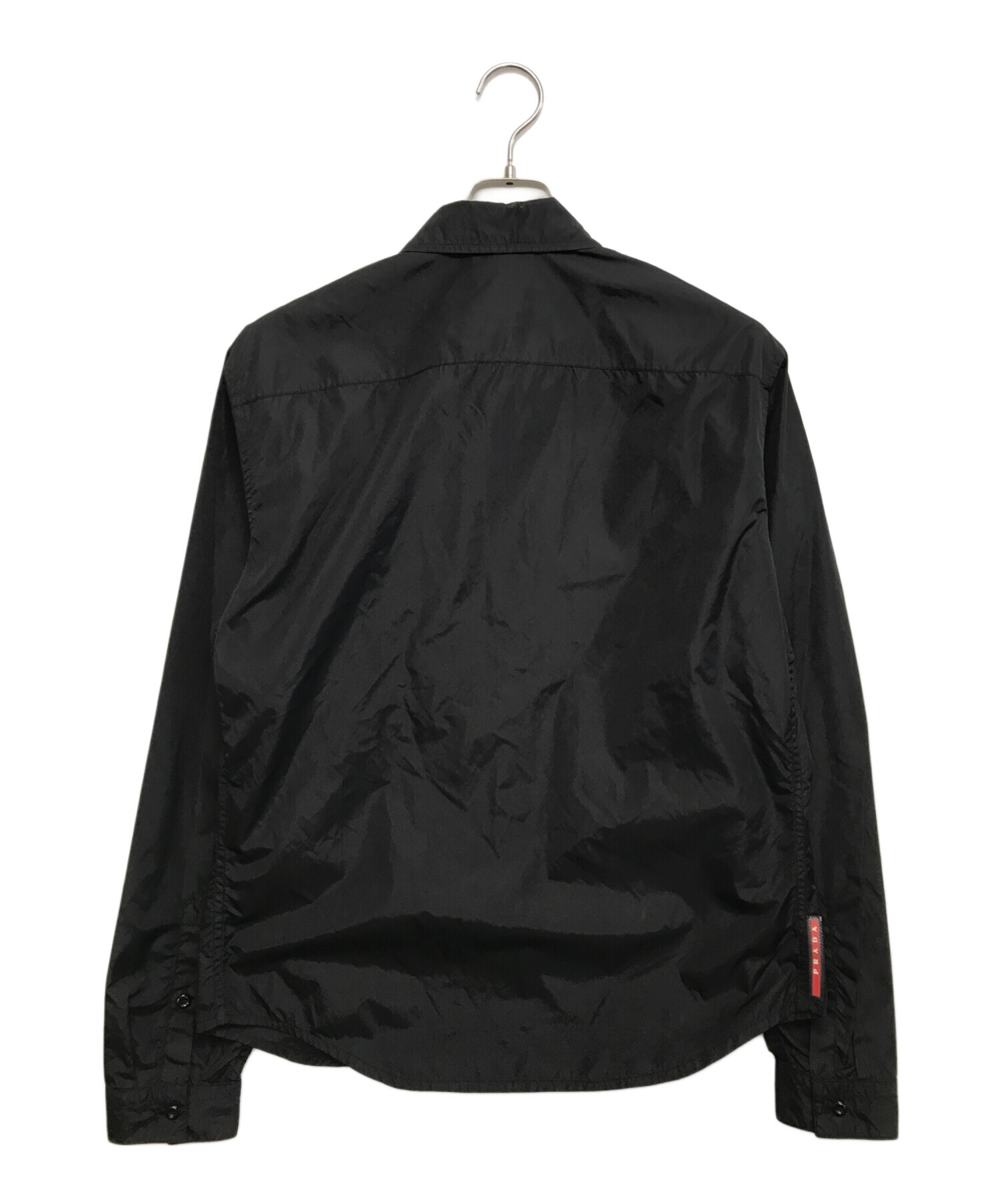 中古・古着通販】PRADA (プラダ) ナイロンジャケット ブラック サイズ