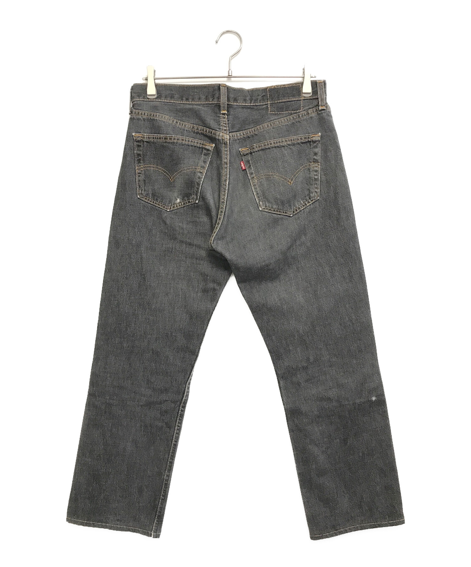 中古・古着通販】LEVI'S (リーバイス) ブラックデニム ブラック サイズ