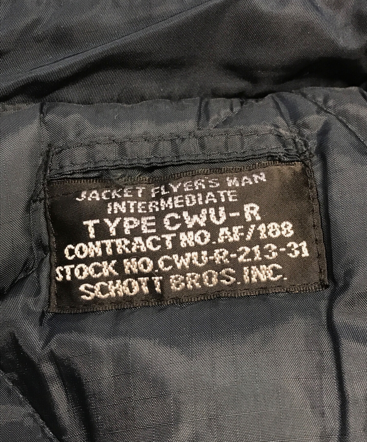 中古・古着通販】Schott (ショット) CWU-R フライトジャケット