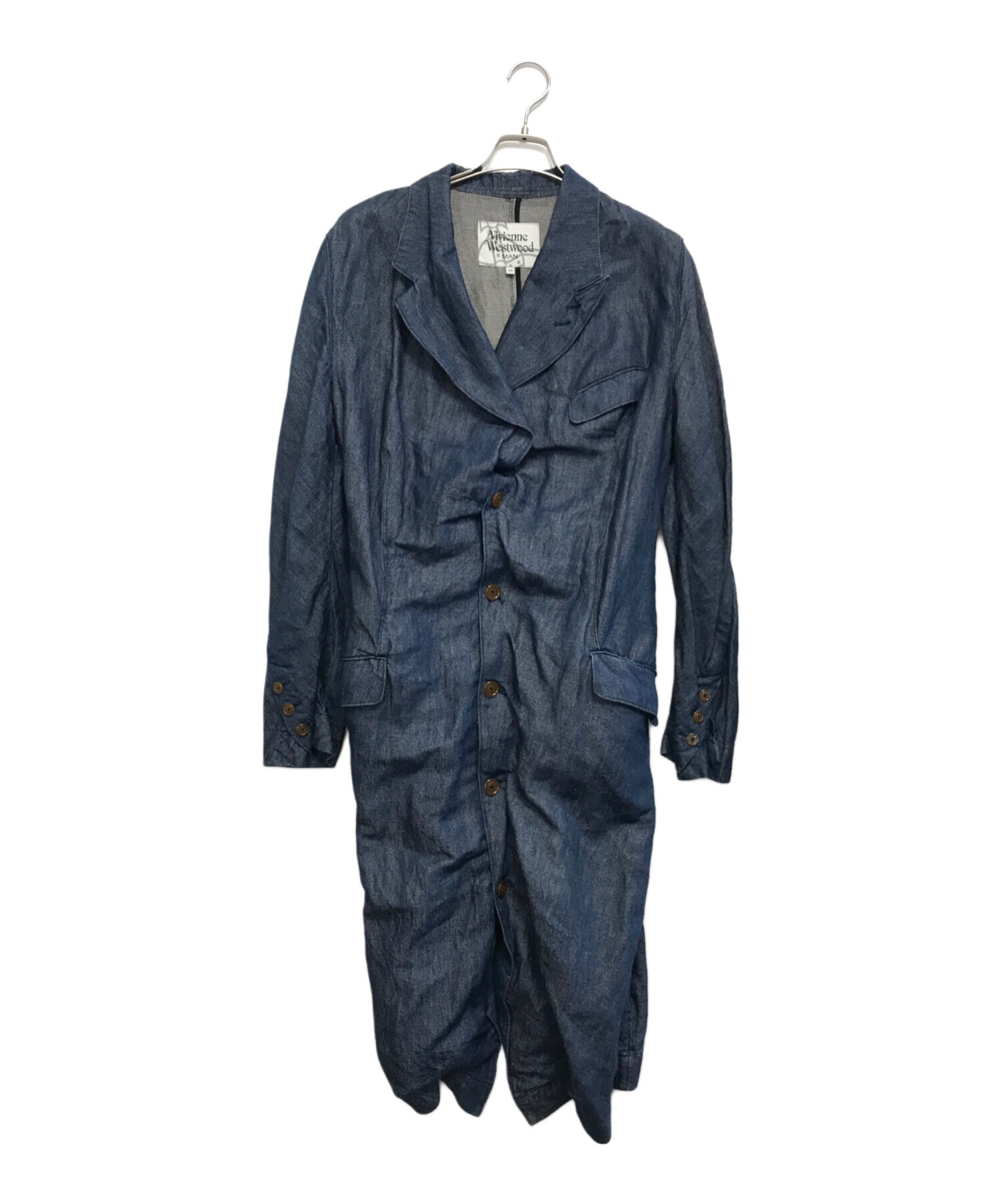 Vivienne Westwood MAN デニムモッズコート リネン70％ Vivienne Westwood MAN デニムモッズコート リネン70％ Vivienne