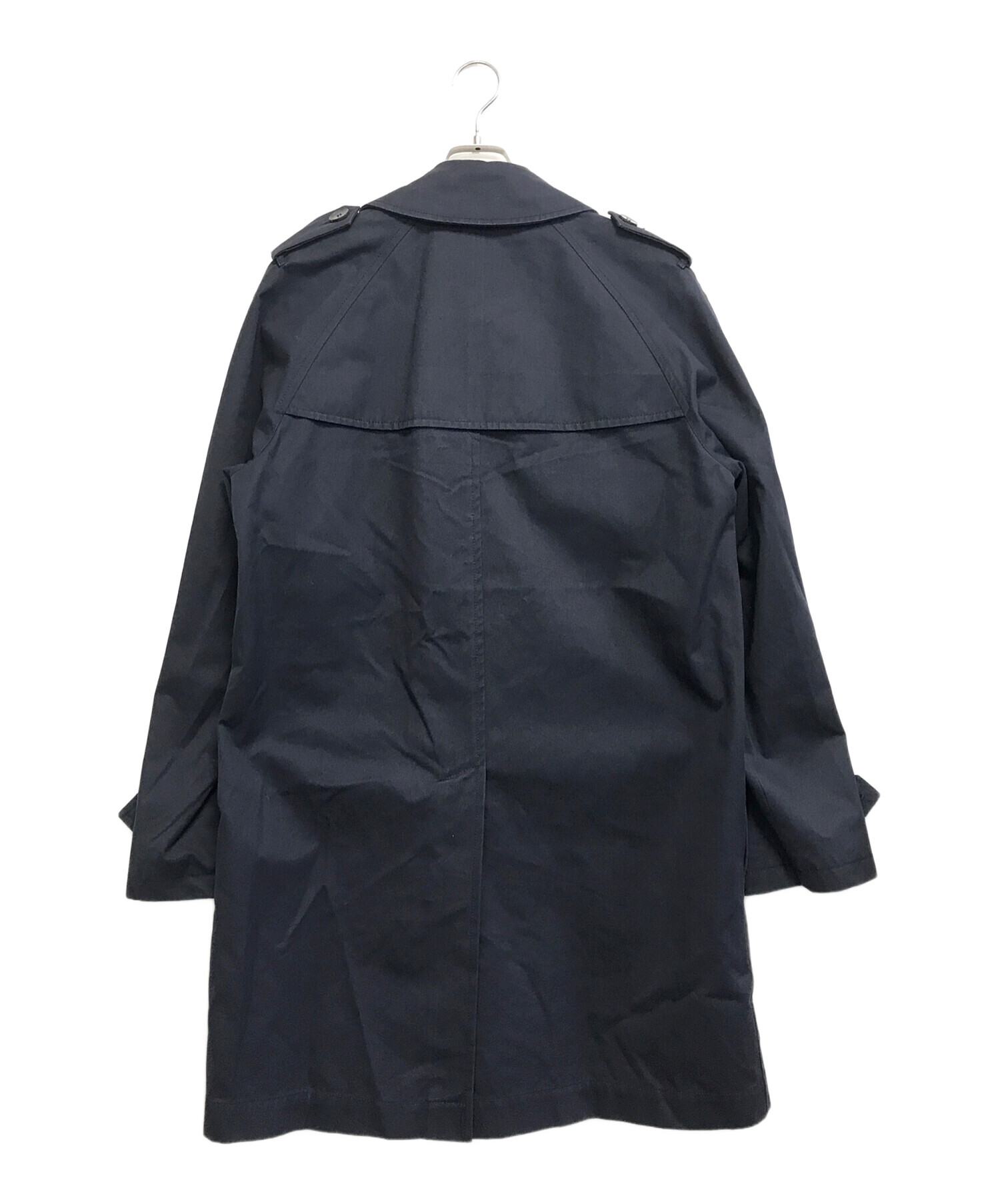 中古・古着通販】GUCCI (グッチ) トレンチコート ネイビー サイズ:48