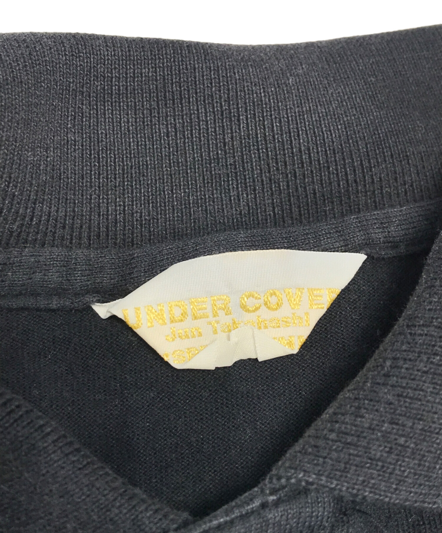 中古・古着通販】UNDERCOVER (アンダーカバー) ポロシャツ ブラック