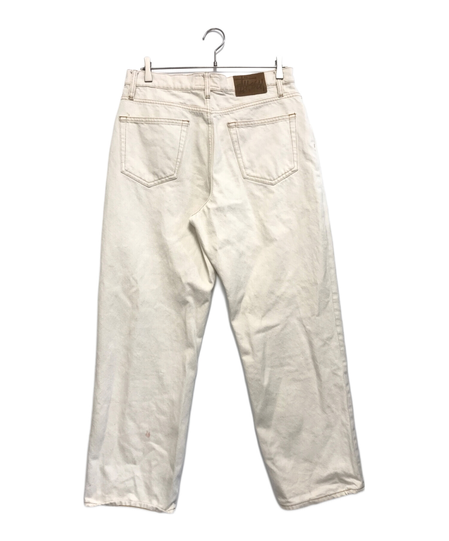 中古・古着通販】stussy (ステューシー) デニムパンツ ベージュ サイズ 