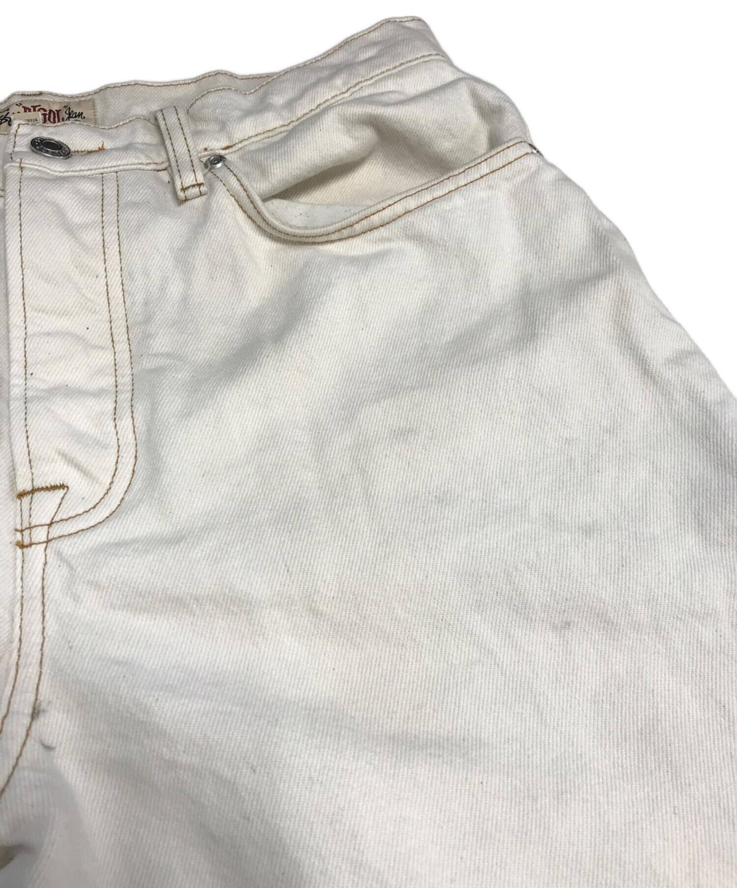 中古・古着通販】stussy (ステューシー) デニムパンツ ベージュ サイズ 