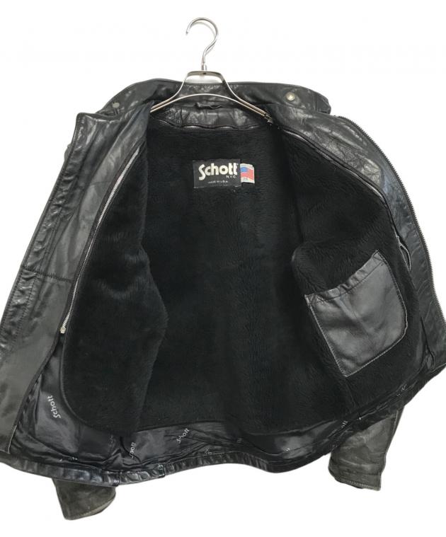 中古・古着通販】Schott (ショット) シングルライダースジャケット