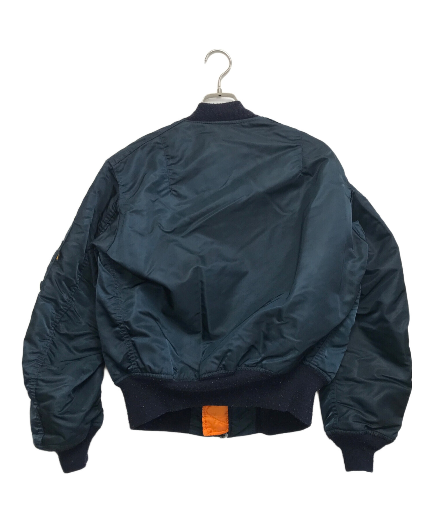 中古・古着通販】ALPHA (アルファ) MA-1ジャケット ネイビー サイズ:M