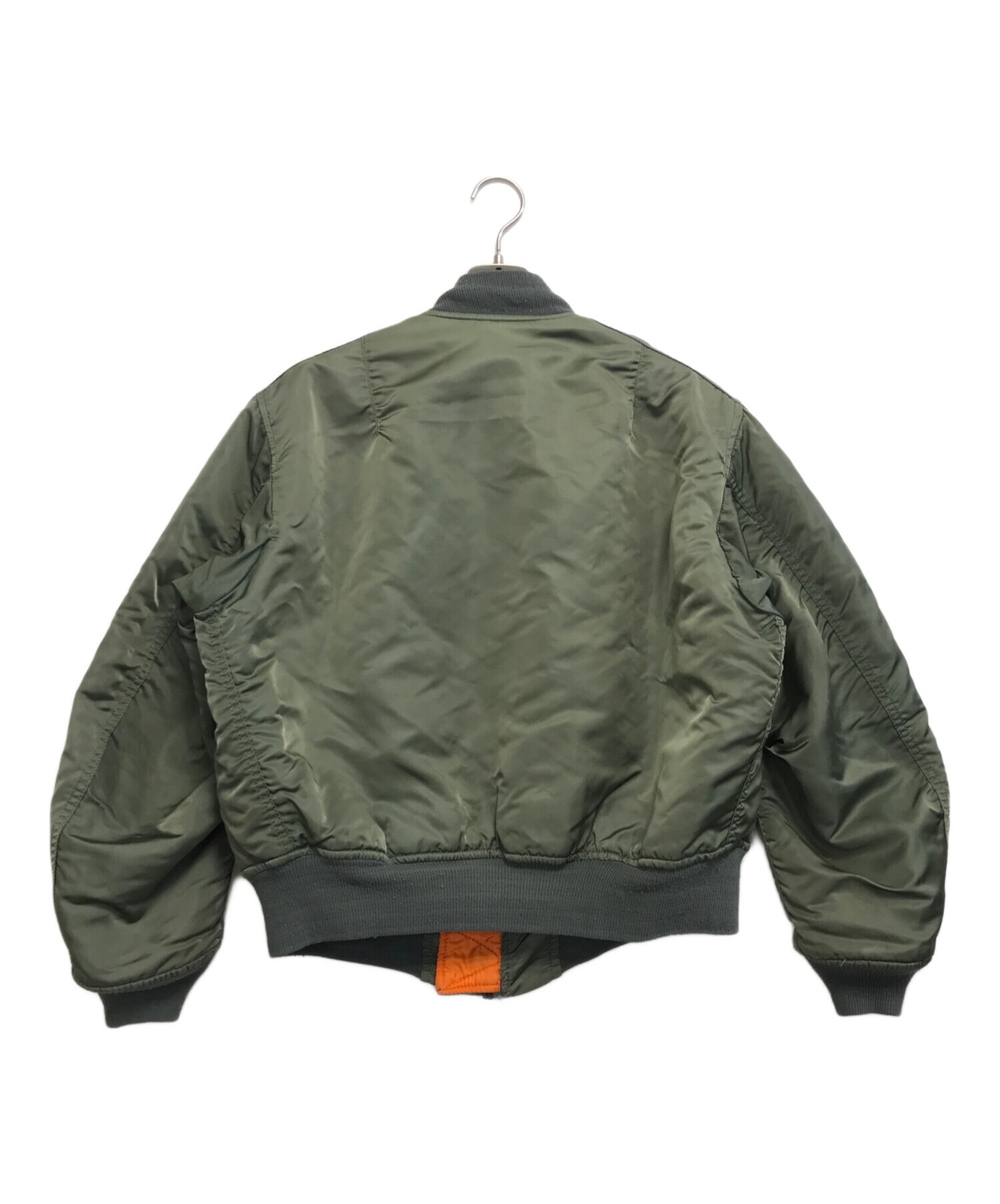 アルファ　ma-1 オリーブ 中古・古着通販】ALPHA (アルファ) MA-1ジャケット オリーブ サイズ:L