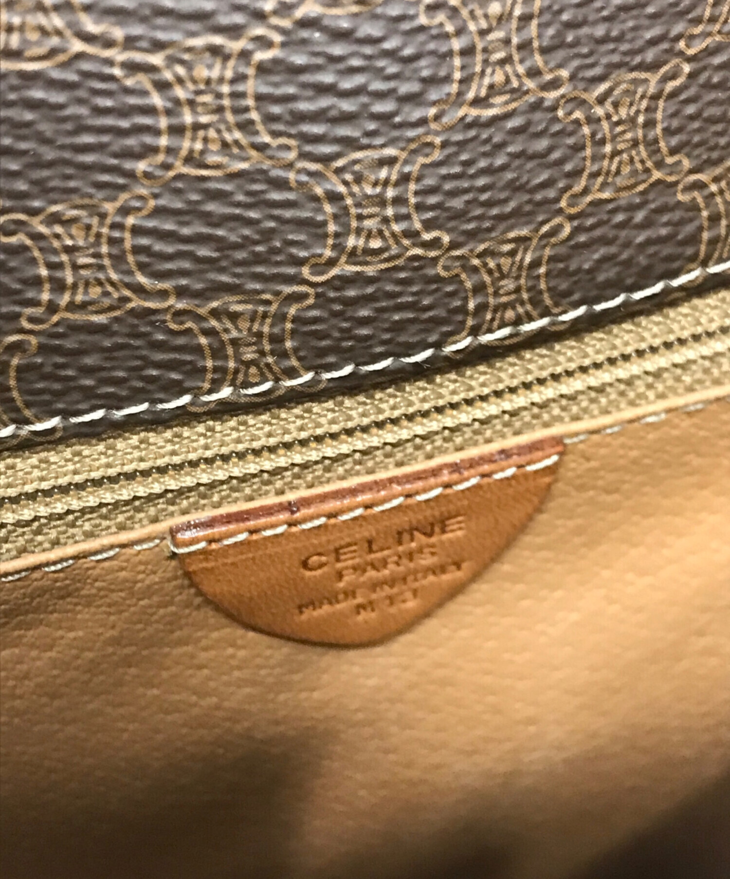 中古・古着通販】CELINE (セリーヌ) マカダム サークルロゴ ショルダー