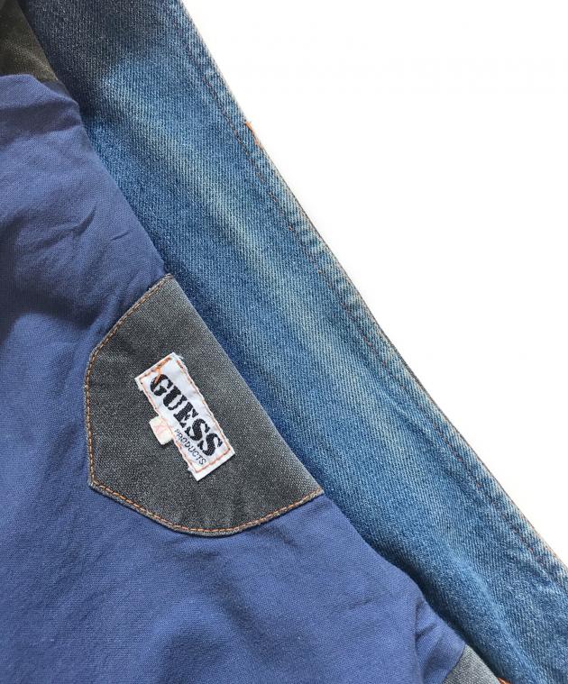 中古・古着通販】GUESS (ゲス) 切替デニムジャケット インディゴ