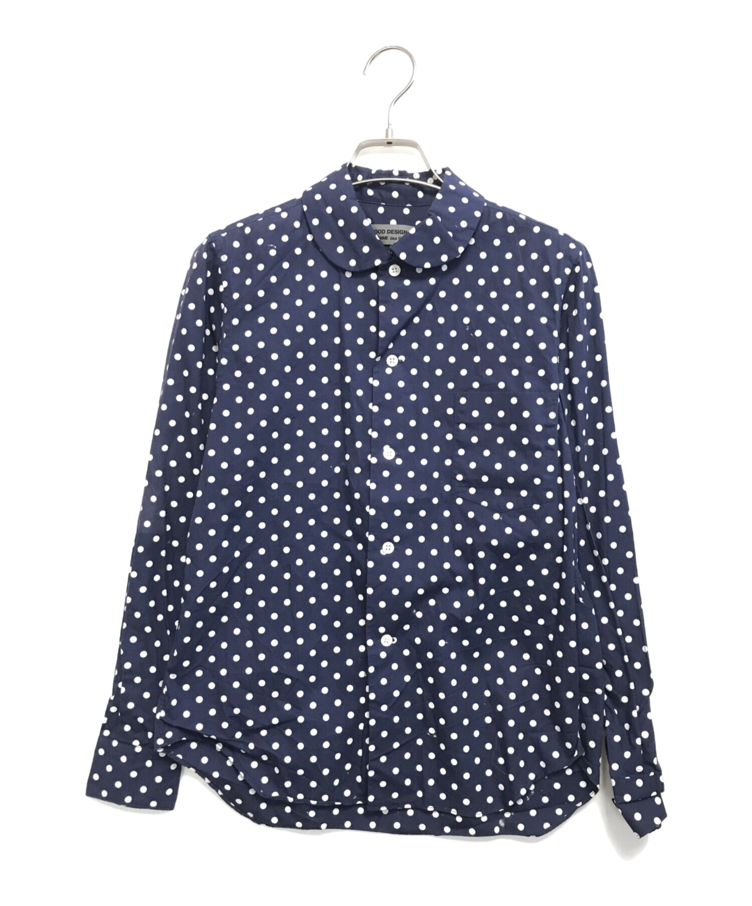 中古・古着通販】COMME des GARCONS (コムデギャルソン) ドット柄丸襟