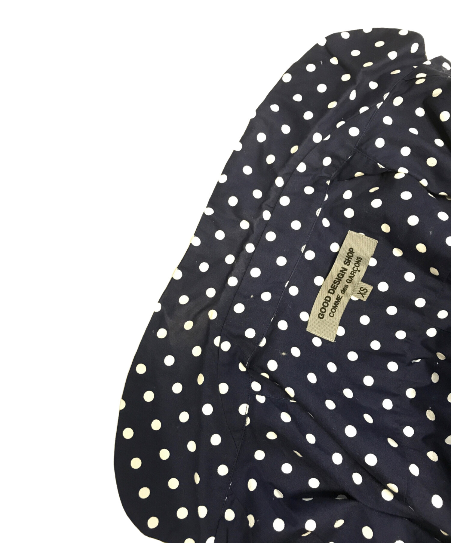 中古・古着通販】COMME des GARCONS (コムデギャルソン) ドット柄丸襟