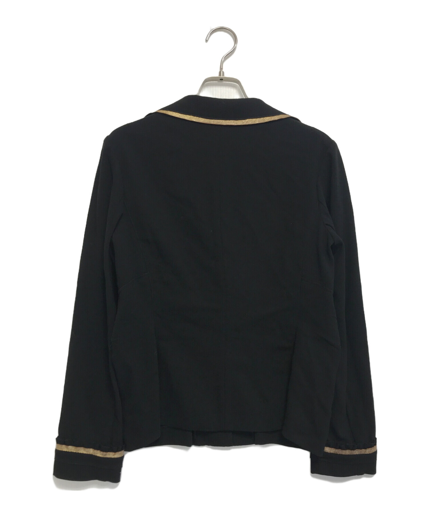 中古・古着通販】PRADA (プラダ) セーラージャケット ブラック サイズ