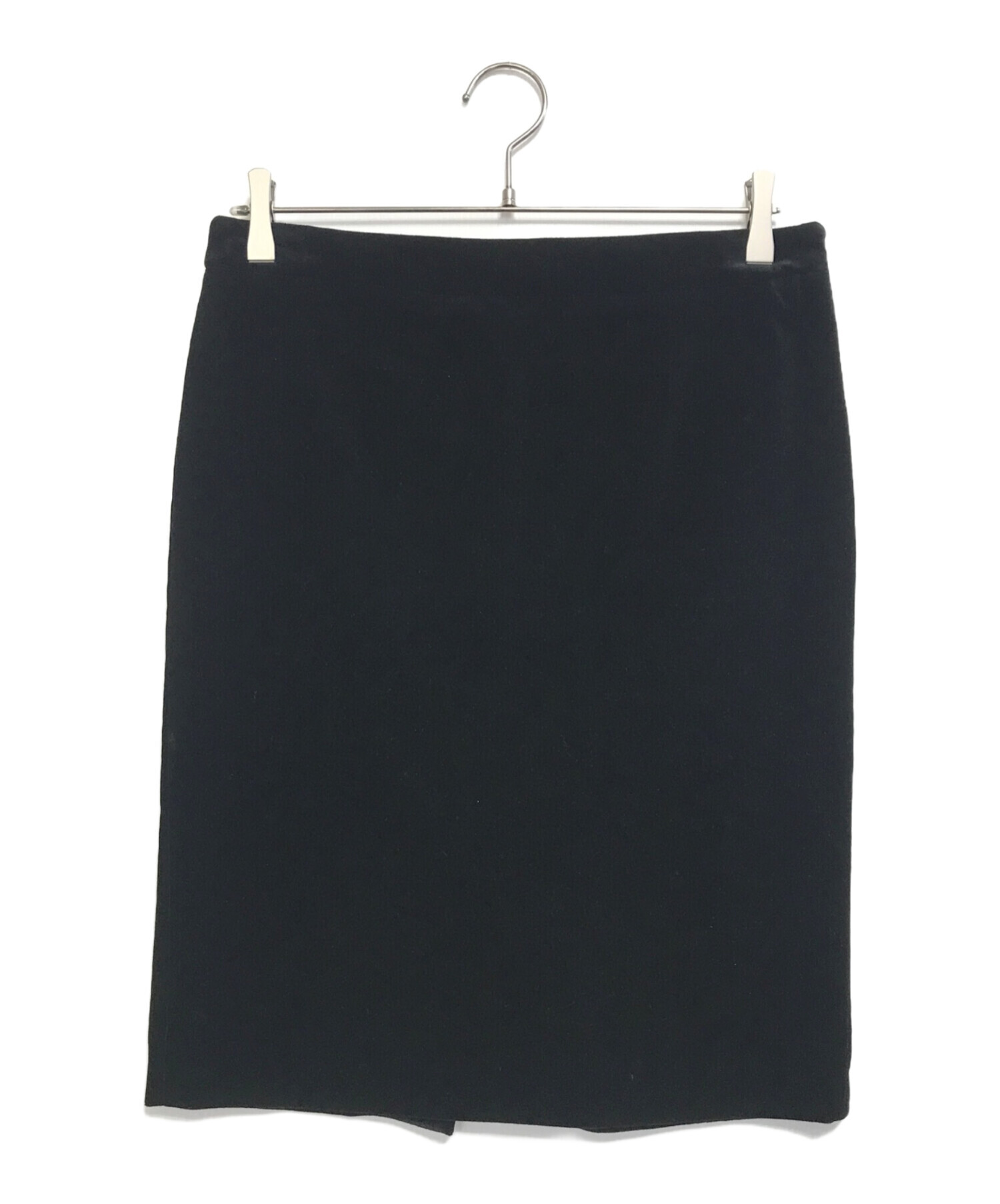 miumiu スカート　ブラック　黒　40 中古・古着通販】MIU MIU (ミュウミュウ) ベロアスカート ブラック