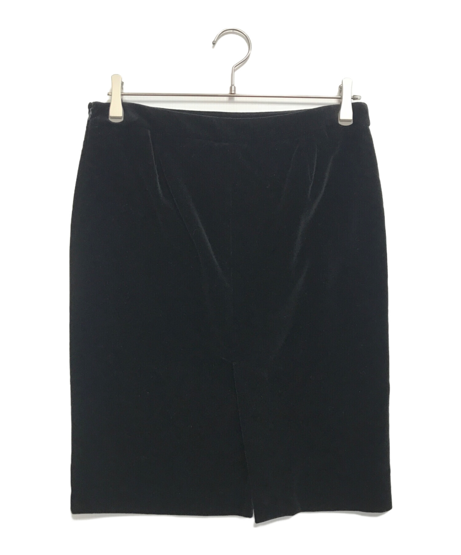 miumiu スカート　ブラック　黒　40 中古・古着通販】MIU MIU (ミュウミュウ) ベロアスカート ブラック