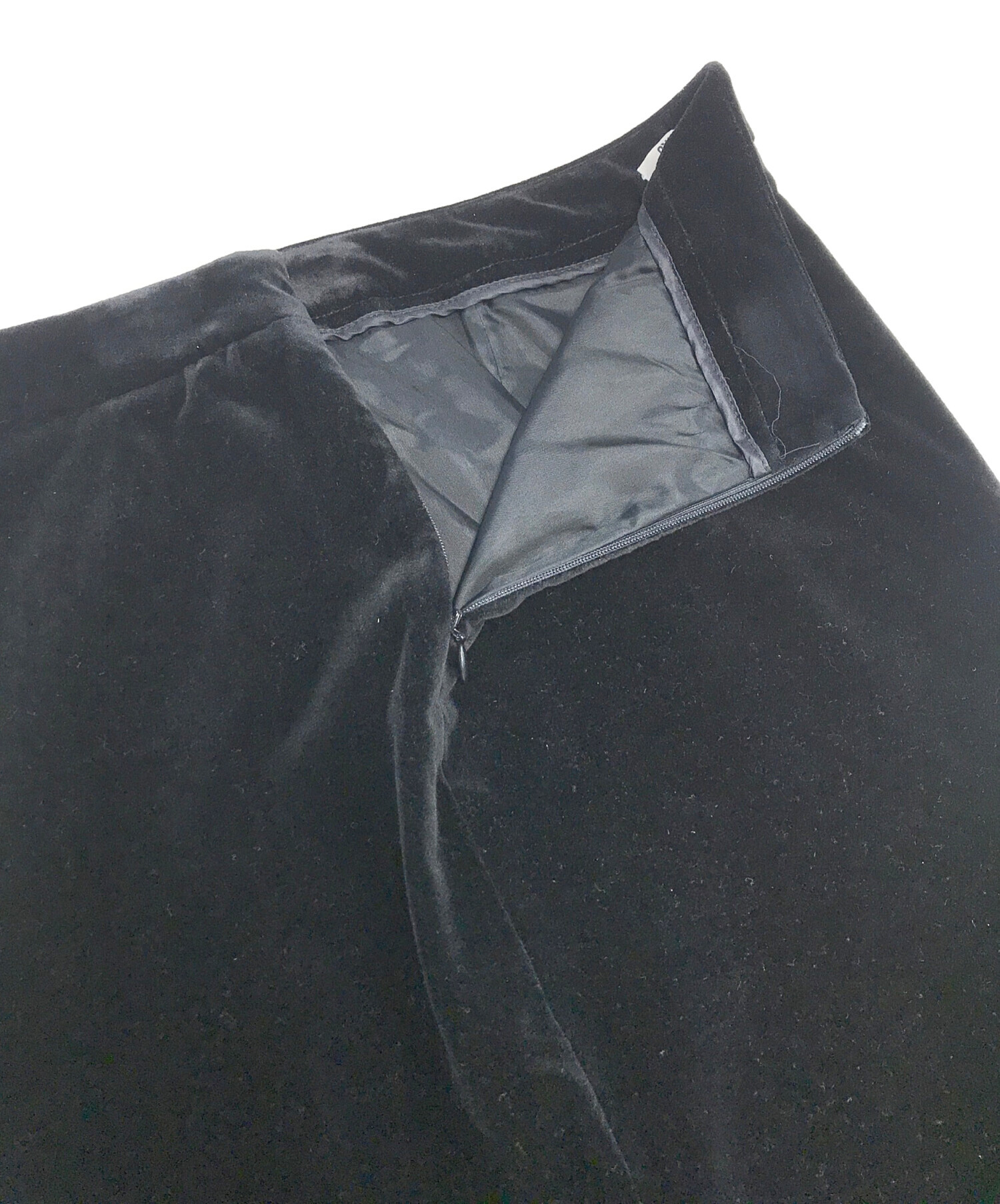 中古・古着通販】MIU MIU (ミュウミュウ) ベロアスカート ブラック