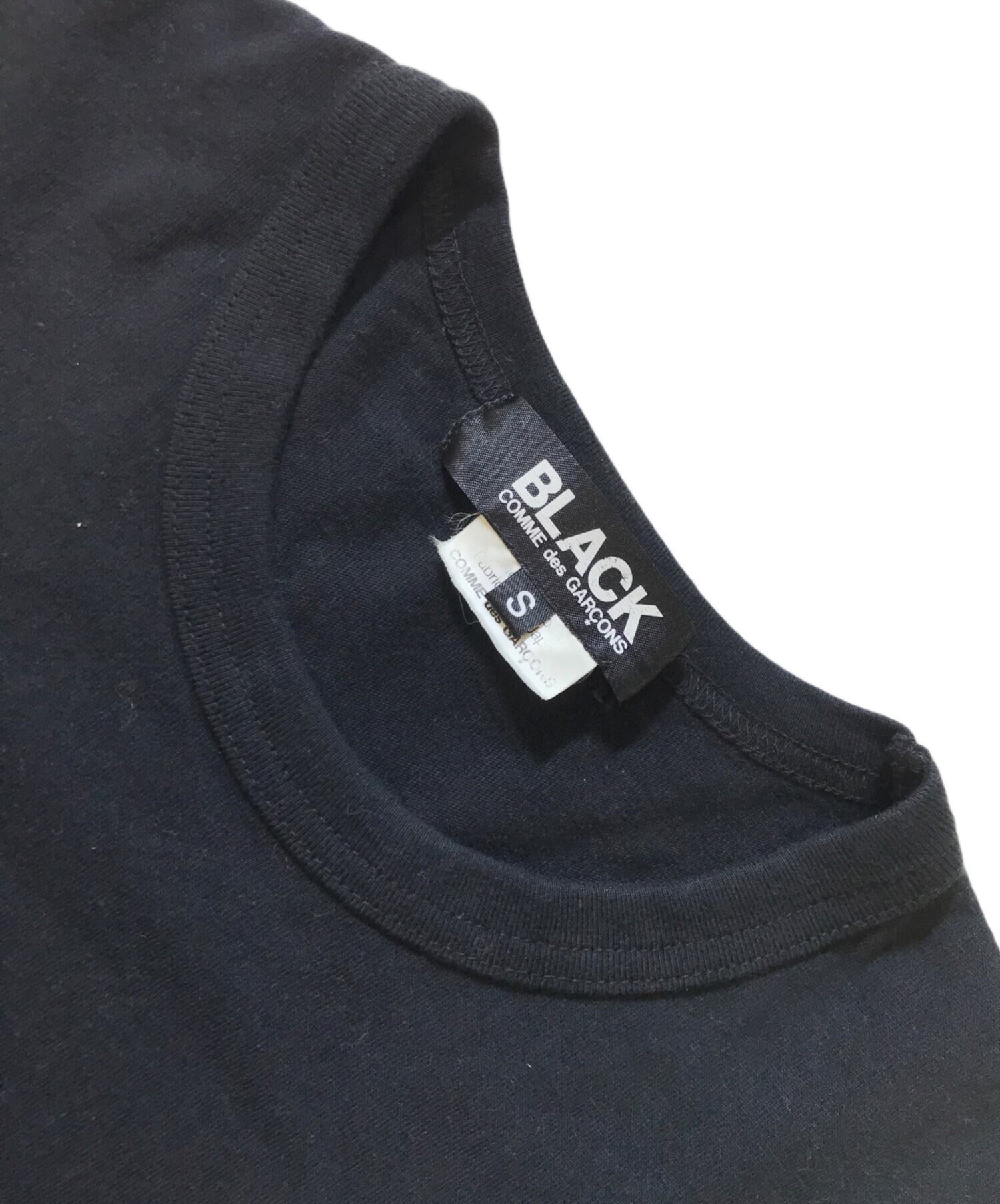 COMME des GARCONS コムデギャルソン AD2007 ストレッチ Tシャツ GT-T045 サイズS ブラック レディース 古着 中古 USED COMME des GARCONS - コムデギャルソン レディースМの通販 by riiis