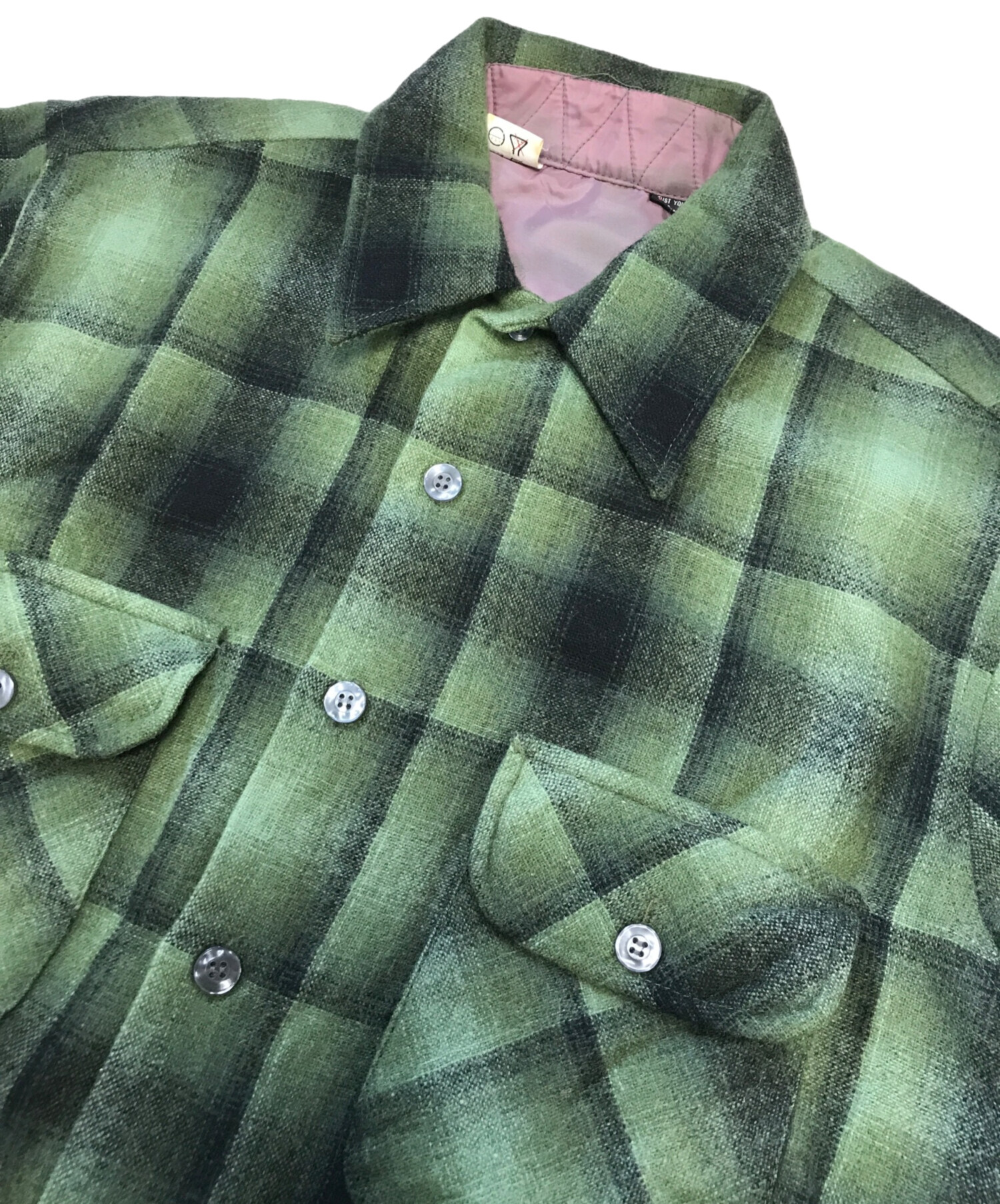 中古・古着通販】Cascade (キャスケイド) オンブレウールシャツ