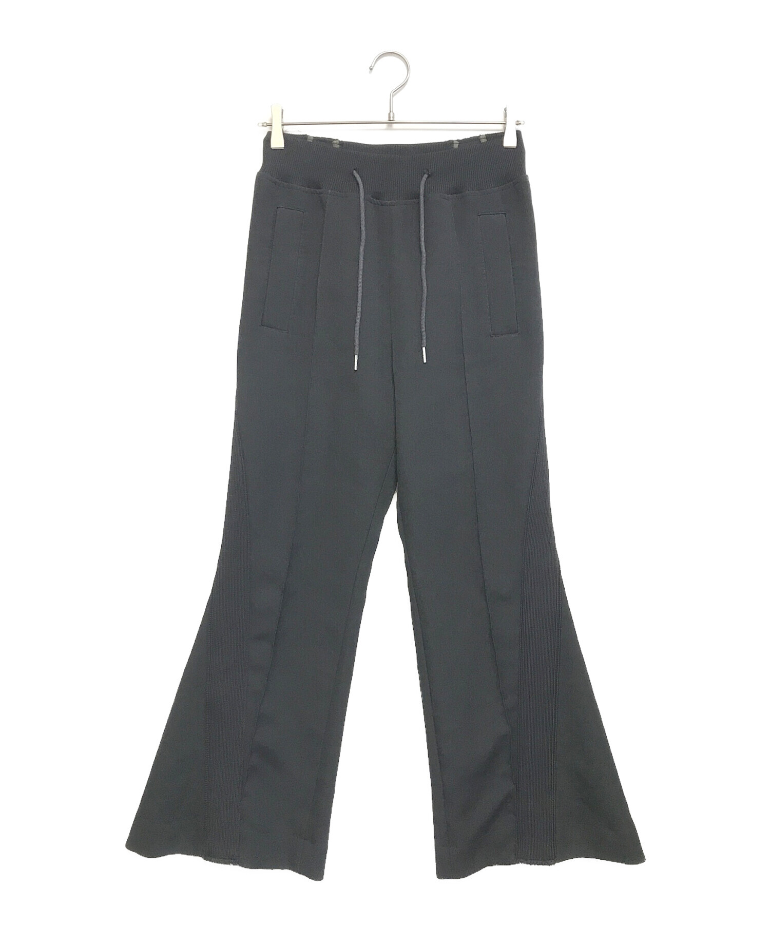 中古・古着通販】sacai (サカイ) Technical Jersey Pants ブラック